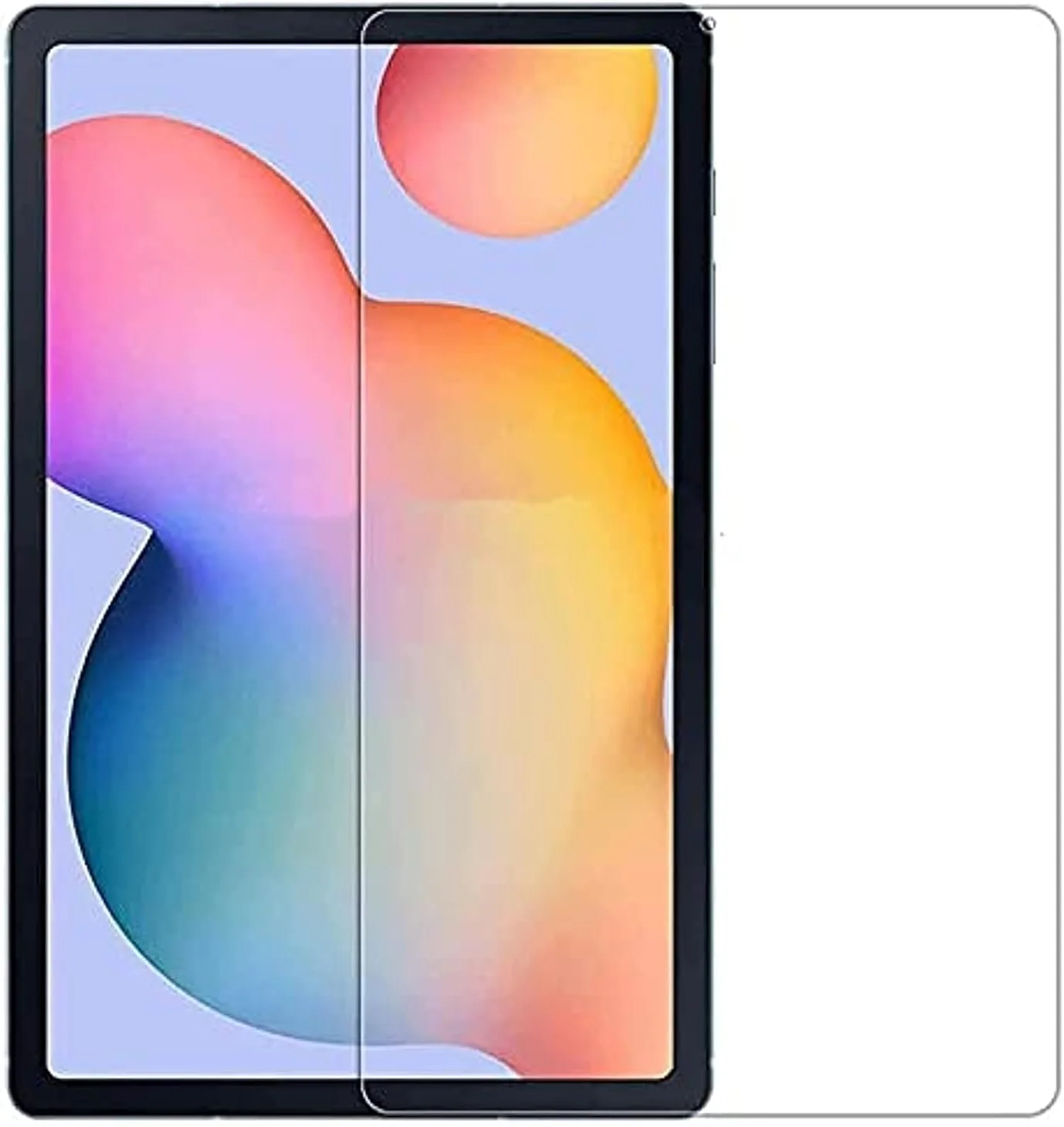 محافظ صفحه نمایش FanTing برای سامسونگ گلکسی تب S6 لایت، سختی بالا، بدون حباب، ضد گرد و غبار، نصب آسان، برای سامسونگ گلکسی تب S6 لایت - شفاف (2 عدد)