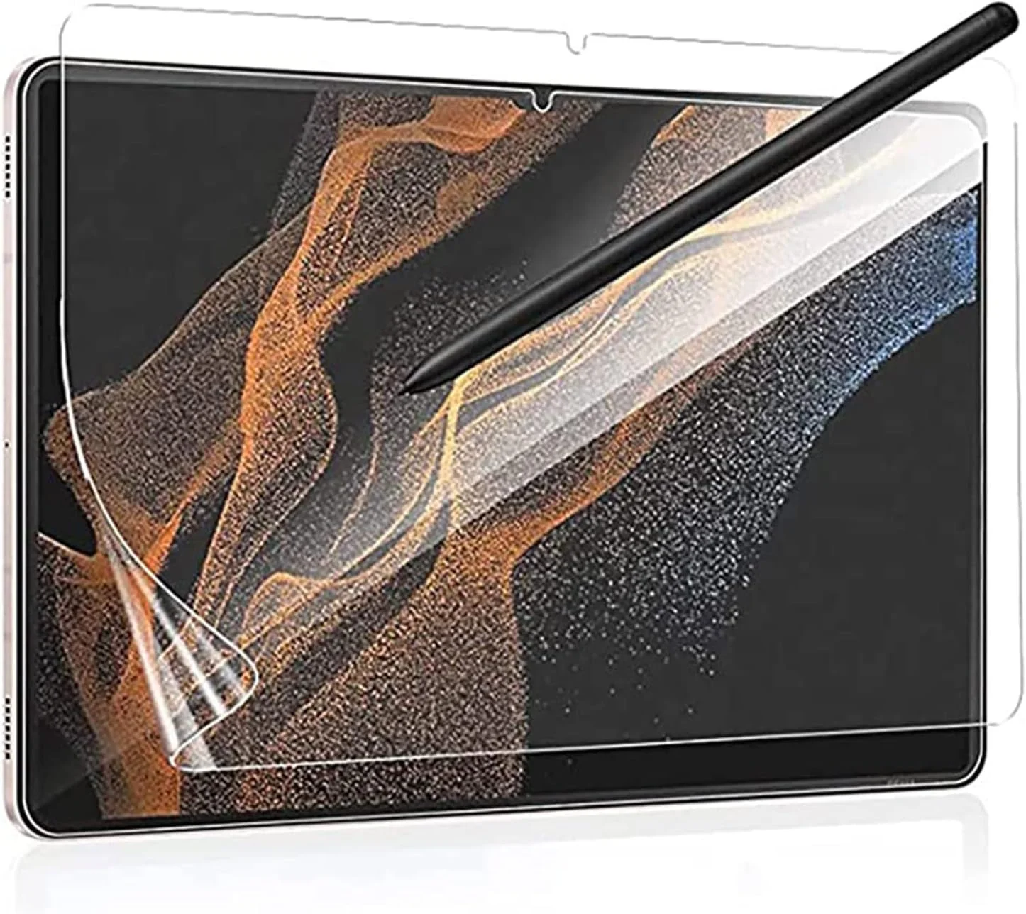 محافظ صفحه نمایش لوکیون (2 عددی) سازگار با تبلت سامسونگ گلکسی تب S8 Ultra 14.6 اینچی، فیلم کاغذی برای نوشتن و طراحی - ضد خش، بدون حباب (شفاف) محافظ صفحه نمایش لوکیون (2 عددی) سازگار با تبلت سامسونگ گلکسی تب S8 Ultra 14.6 اینچی، فیلم کاغذی برای نوشتن و طراحی - ضد خش، بدون حباب (شفاف)