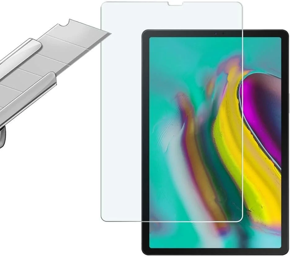 MOBILE STUFF LIMITED [بسته 2 عددی] محافظ صفحه نمایش تبلت سامسونگ گلکسی تب S5e 10.5 اینچ 2019، ضد خش، نصب آسان شیشه حرارت دیده برای سامسونگ S5e -T720/-T725