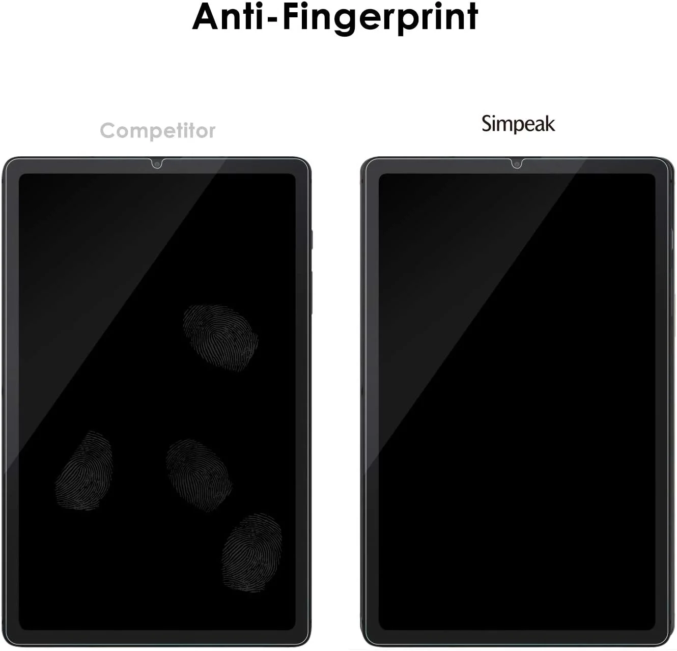 محافظ صفحه نمایش سیمپک AWH بسته 2 عددی سازگار با Samsung Galaxy Tab S6 Lite 10.4، محافظ صفحه شیشه ای حرارت دیده جایگزین فیلم شفاف [سختی 9H] [بدون حباب]