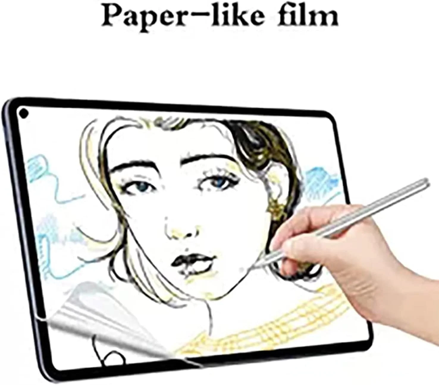 محافظ صفحه نمایش لوکیون (2 عددی) سازگار با تبلت سامسونگ گلکسی تب S8 Ultra 14.6 اینچی، فیلم کاغذی برای نوشتن و طراحی - ضد خش، بدون حباب (شفاف)