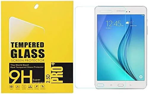 محافظ صفحه نمایش شیشه ای 9H برای تبلت سامسونگ Tab A-T350، شفاف محافظ صفحه نمایش شیشه ای 9H برای تبلت سامسونگ Tab A-T350، شفاف