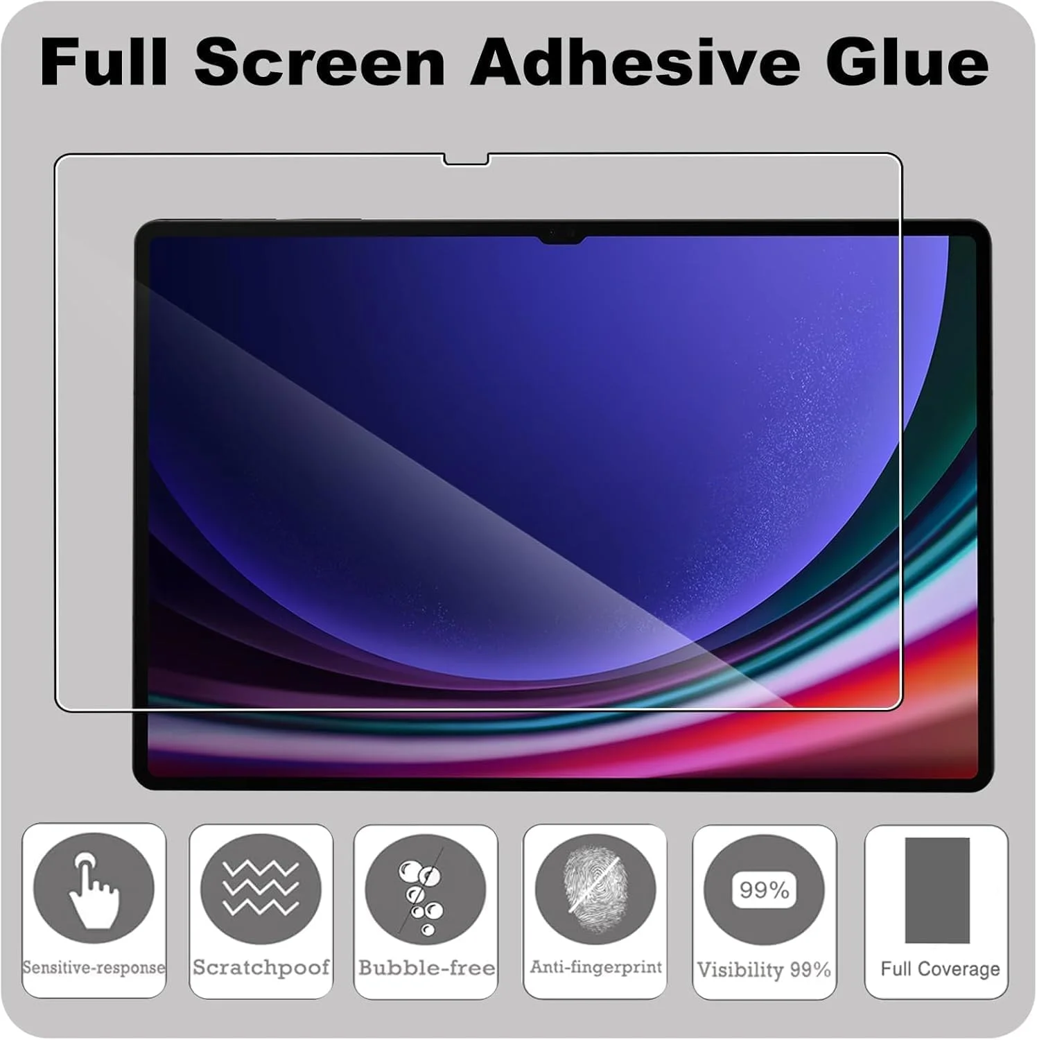 محافظ صفحه نمایش Gruattreay بسته 2 عددی برای Samsung Galaxy Tab S10 Ultra 14.6 اینچی، سختی 9H، ضد خش، ضد اثر انگشت، محافظ صفحه نمایش شیشه ای حرارت دیده HD Ultra Clear محافظ صفحه نمایش Gruattreay بسته 2 عددی برای Samsung Galaxy Tab S10 Ultra 14.6 اینچی، سختی 9H، ضد خش، ضد اثر انگشت، محافظ صفحه نمایش شیشه ای حرارت دیده HD Ultra Clear