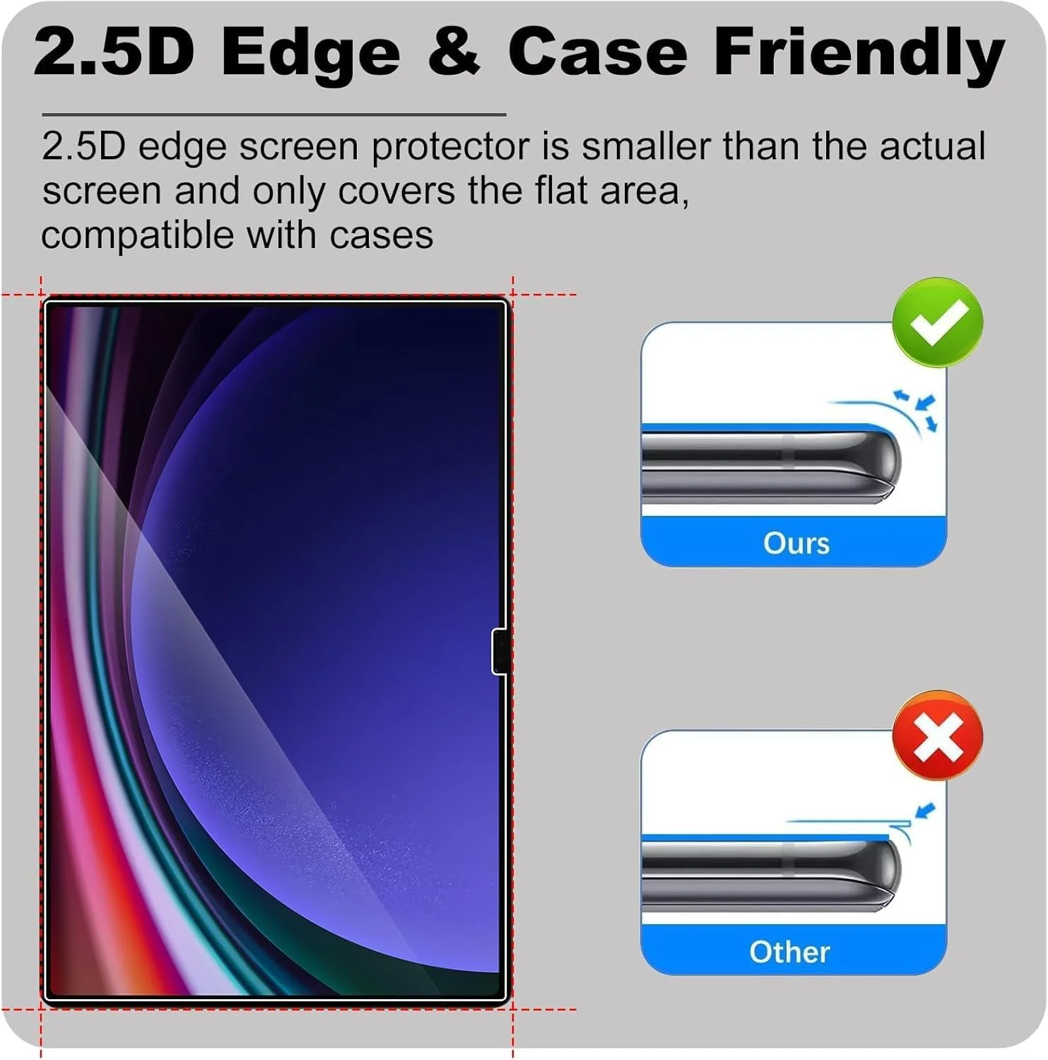 محافظ صفحه نمایش Gruattreay بسته 2 عددی برای Samsung Galaxy Tab S10 Ultra 14.6 اینچی، سختی 9H، ضد خش، ضد اثر انگشت، محافظ صفحه نمایش شیشه ای حرارت دیده HD Ultra Clear محافظ صفحه نمایش Gruattreay بسته 2 عددی برای Samsung Galaxy Tab S10 Ultra 14.6 اینچی، سختی 9H، ضد خش، ضد اثر انگشت، محافظ صفحه نمایش شیشه ای حرارت دیده HD Ultra Clear