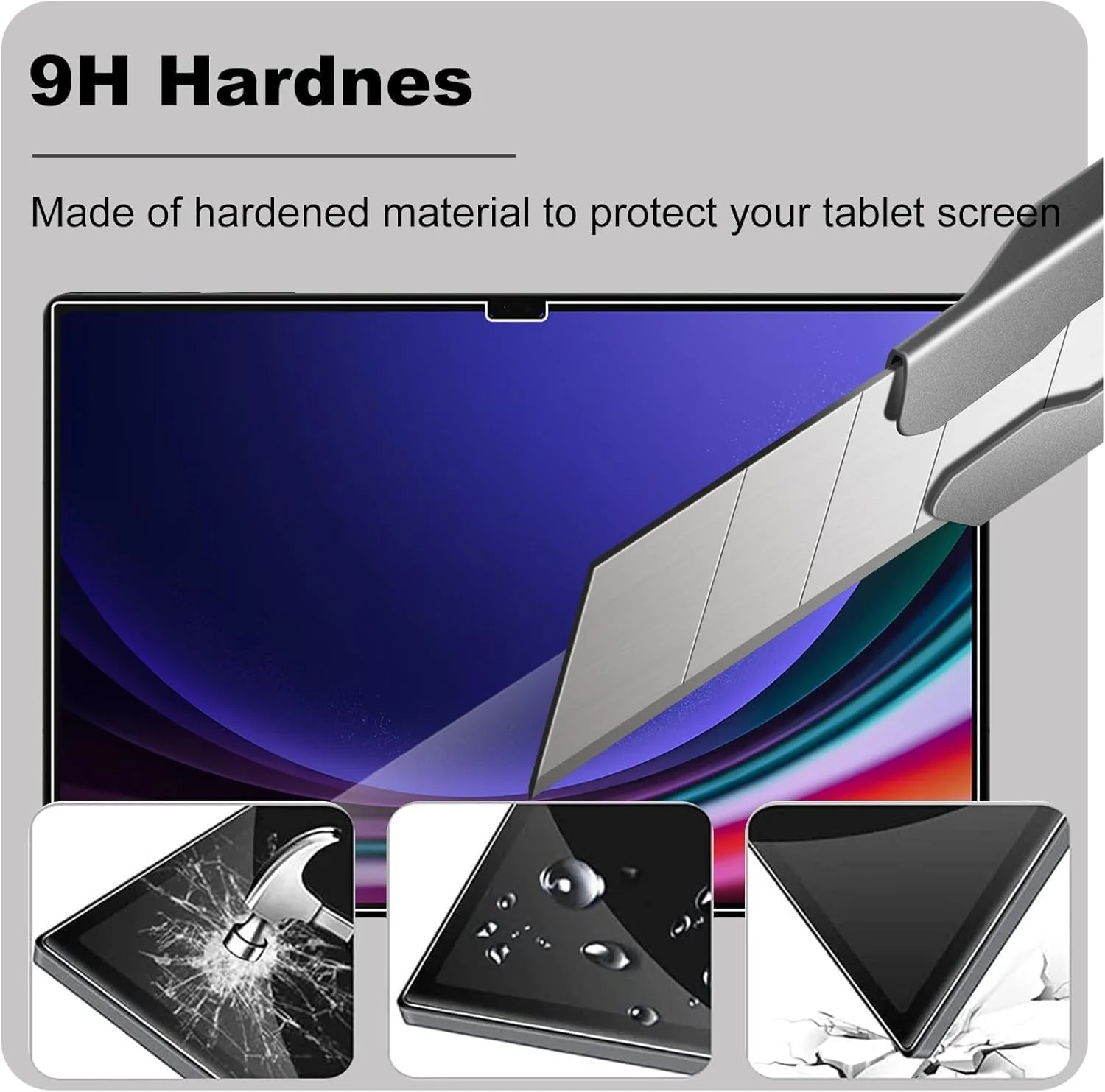 محافظ صفحه نمایش Gruattreay بسته 2 عددی برای Samsung Galaxy Tab S10 Ultra 14.6 اینچی، سختی 9H، ضد خش، ضد اثر انگشت، محافظ صفحه نمایش شیشه ای حرارت دیده HD Ultra Clear محافظ صفحه نمایش Gruattreay بسته 2 عددی برای Samsung Galaxy Tab S10 Ultra 14.6 اینچی، سختی 9H، ضد خش، ضد اثر انگشت، محافظ صفحه نمایش شیشه ای حرارت دیده HD Ultra Clear