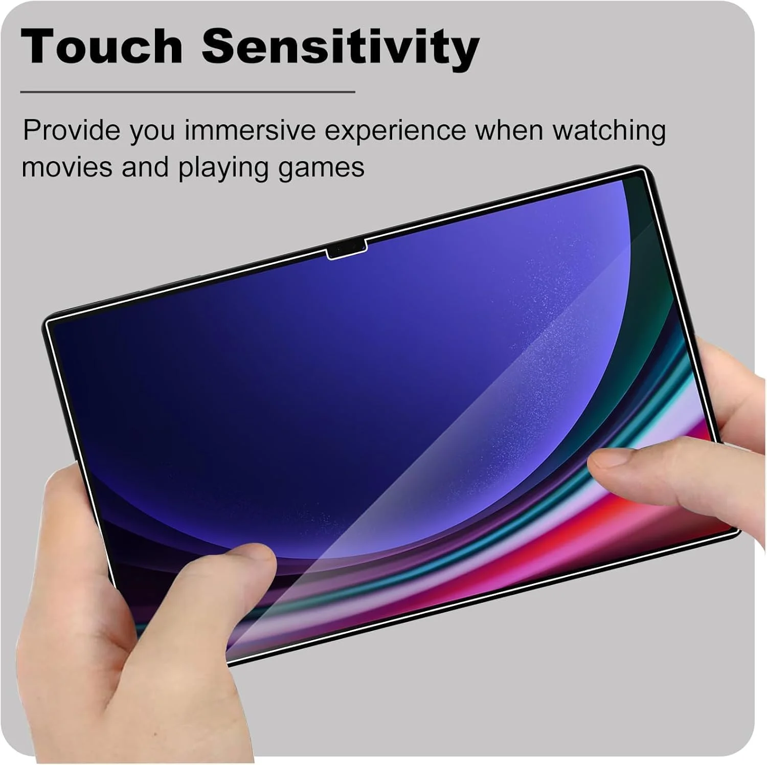 محافظ صفحه نمایش Gruattreay بسته 2 عددی برای Samsung Galaxy Tab S10 Ultra 14.6 اینچی، سختی 9H، ضد خش، ضد اثر انگشت، محافظ صفحه نمایش شیشه ای حرارت دیده HD Ultra Clear محافظ صفحه نمایش Gruattreay بسته 2 عددی برای Samsung Galaxy Tab S10 Ultra 14.6 اینچی، سختی 9H، ضد خش، ضد اثر انگشت، محافظ صفحه نمایش شیشه ای حرارت دیده HD Ultra Clear