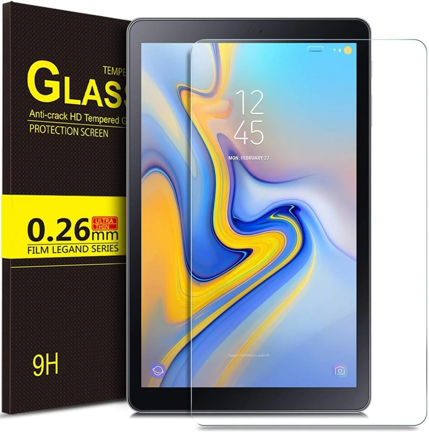 محافظ صفحه نمایش شیشه ای تبلت سامسونگ گلکسی تب A 10.5 T595 (2018) مارک Muzz