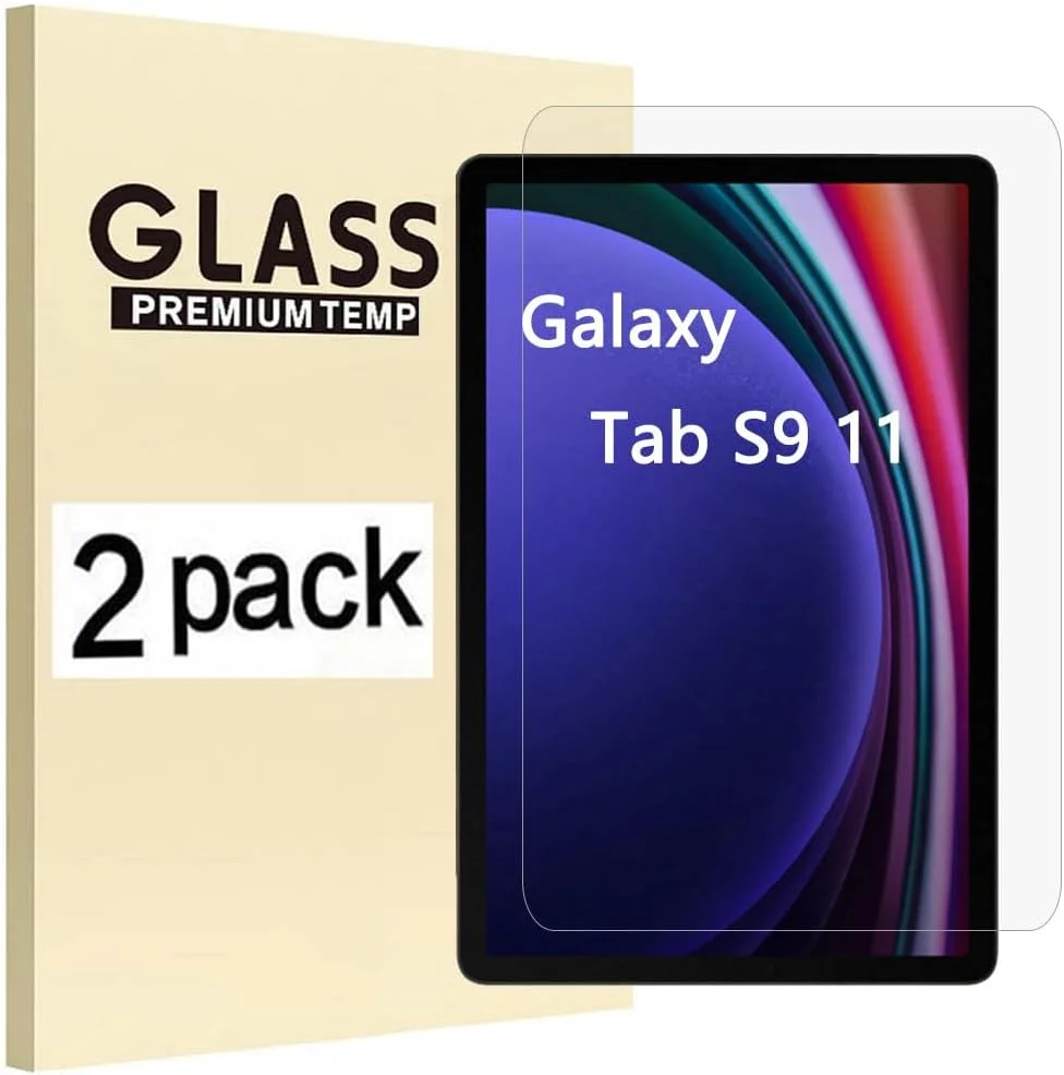 محافظ صفحه نمایش شیشه ای حرارت دیده Gruattreay سازگار با تبلت سامسونگ گلکسی تب S9 11 اینچ 2023، ضد خش، فیلم محافظ صفحه نمایش تبلت برای گلکسی تب S9 (2 عدد) محافظ صفحه نمایش شیشه ای حرارت دیده Gruattreay سازگار با تبلت سامسونگ گلکسی تب S9 11 اینچ 2023، ضد خش، فیلم محافظ صفحه نمایش تبلت برای گلکسی تب S9 (2 عدد)