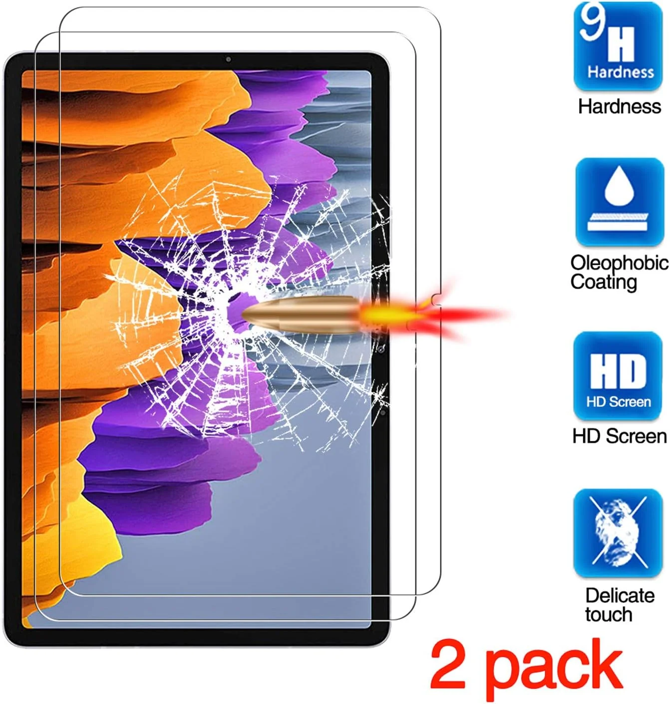 محافظ صفحه نمایش AISELAN برای تبلت سامسونگ گلکسی تب S7 مدل SM-T870/SM-T875SM-T876B، (2 عدد) شیشه حرارت دیده با سختی 9H و کیفیت HD برای گلکسی تب S7 11 اینچ 2020 محافظ صفحه نمایش AISELAN برای تبلت سامسونگ گلکسی تب S7 مدل SM-T870/SM-T875SM-T876B، (2 عدد) شیشه حرارت دیده با سختی 9H و کیفیت HD برای گلکسی تب S7 11 اینچ 2020