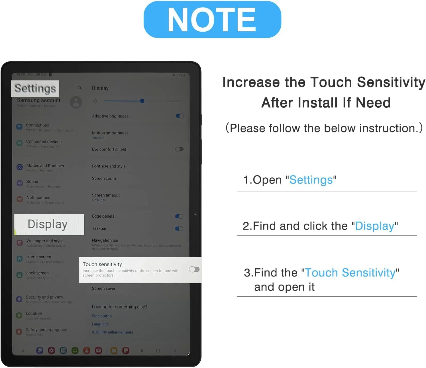 محافظ صفحه نمایش SPARIN برای تبلت سامسونگ گلکسی تب A9 پلاس / A9+ 11 اینچ 2023، فیلم شیشه ای حرارت دیده با سختی 9H برای گلکسی تب A9+، بسته 2 عددی، شامل قاب تراز نصب