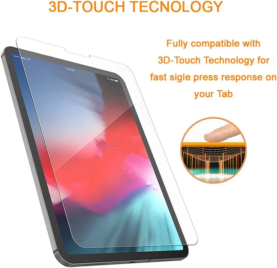 محافظ صفحه نمایش REY برای SAMSUNG GALAXY TAB 3 10.1" P5200، فیلم شیشه ای حرارت دیده، کیفیت عالی، [بسته 2 عددی]