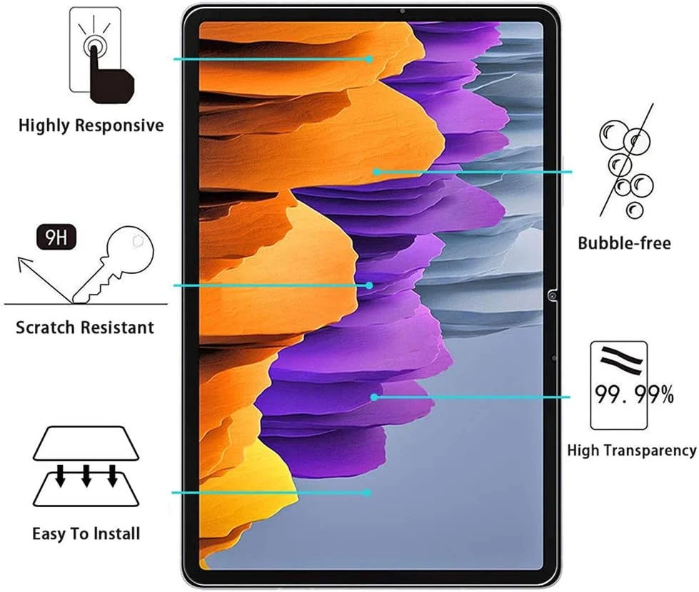 محافظ صفحه نمایش AISELAN برای تبلت سامسونگ گلکسی تب S7 مدل SM-T870/SM-T875SM-T876B، (2 عدد) شیشه حرارت دیده با سختی 9H و کیفیت HD برای گلکسی تب S7 11 اینچ 2020 محافظ صفحه نمایش AISELAN برای تبلت سامسونگ گلکسی تب S7 مدل SM-T870/SM-T875SM-T876B، (2 عدد) شیشه حرارت دیده با سختی 9H و کیفیت HD برای گلکسی تب S7 11 اینچ 2020