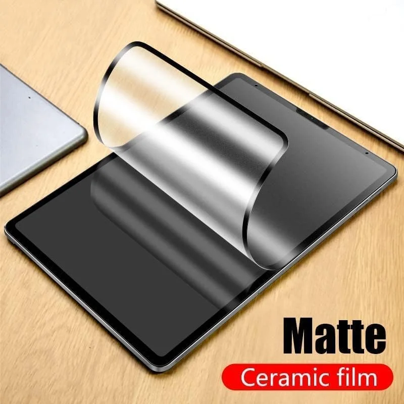 محافظ صفحه نمایش مات ضد انعکاس Muzz برای تبلت سامسونگ گلکسی تب A9 2024، (SM-X110, SM-X115)، سازگار با Face ID، نصب آسان (شیشه ای نیست) مشکی مات برای سامسونگ گلکسی تب A9 2024