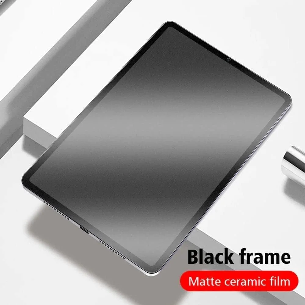 محافظ صفحه نمایش مات ضد انعکاس Muzz برای تبلت سامسونگ گلکسی تب A9 2024، (SM-X110, SM-X115)، سازگار با Face ID، نصب آسان (شیشه ای نیست) مشکی مات برای سامسونگ گلکسی تب A9 2024