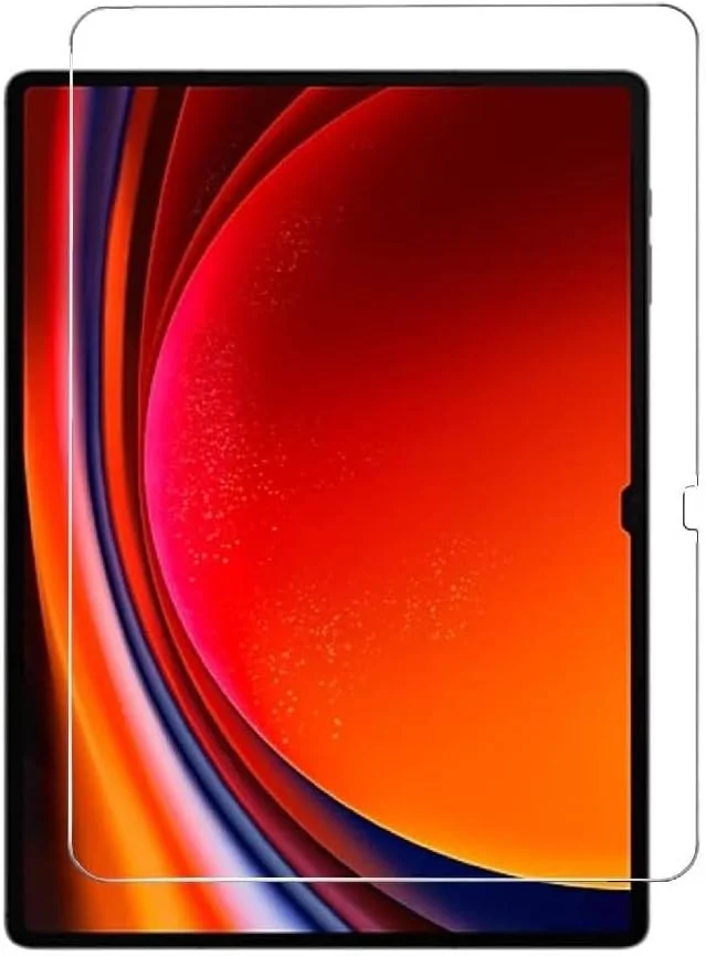 محافظ صفحه نمایش شیشه ای حرارت دیده برای تبلت سامسونگ گلکسی تب S9 Ultra [بدون حباب] [سختی 9H] مقاوم در برابر خراش