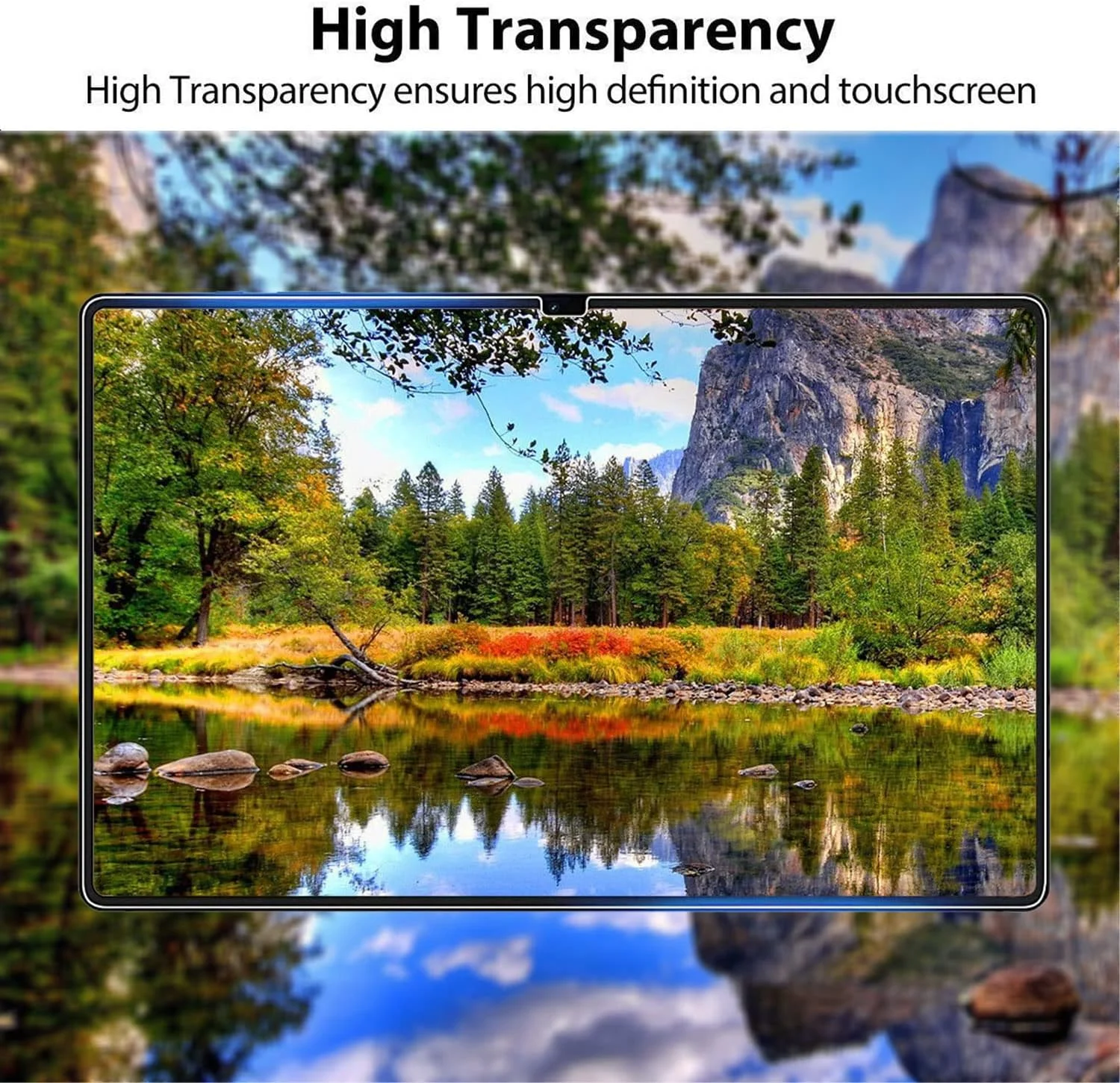 محافظ صفحه نمایش [بسته 2 عددی] EPIC GADGET برای تبلت سامسونگ گلکسی تب S8 Ultra 14.6 اینچی (-X900/X906)، فیلم محافظ صفحه نمایش شیشه ای حرارت دیده شفاف HD با سختی 9H برای تبلت گلکسی تب S8 Ultra (عرضه شده در سال 2022)