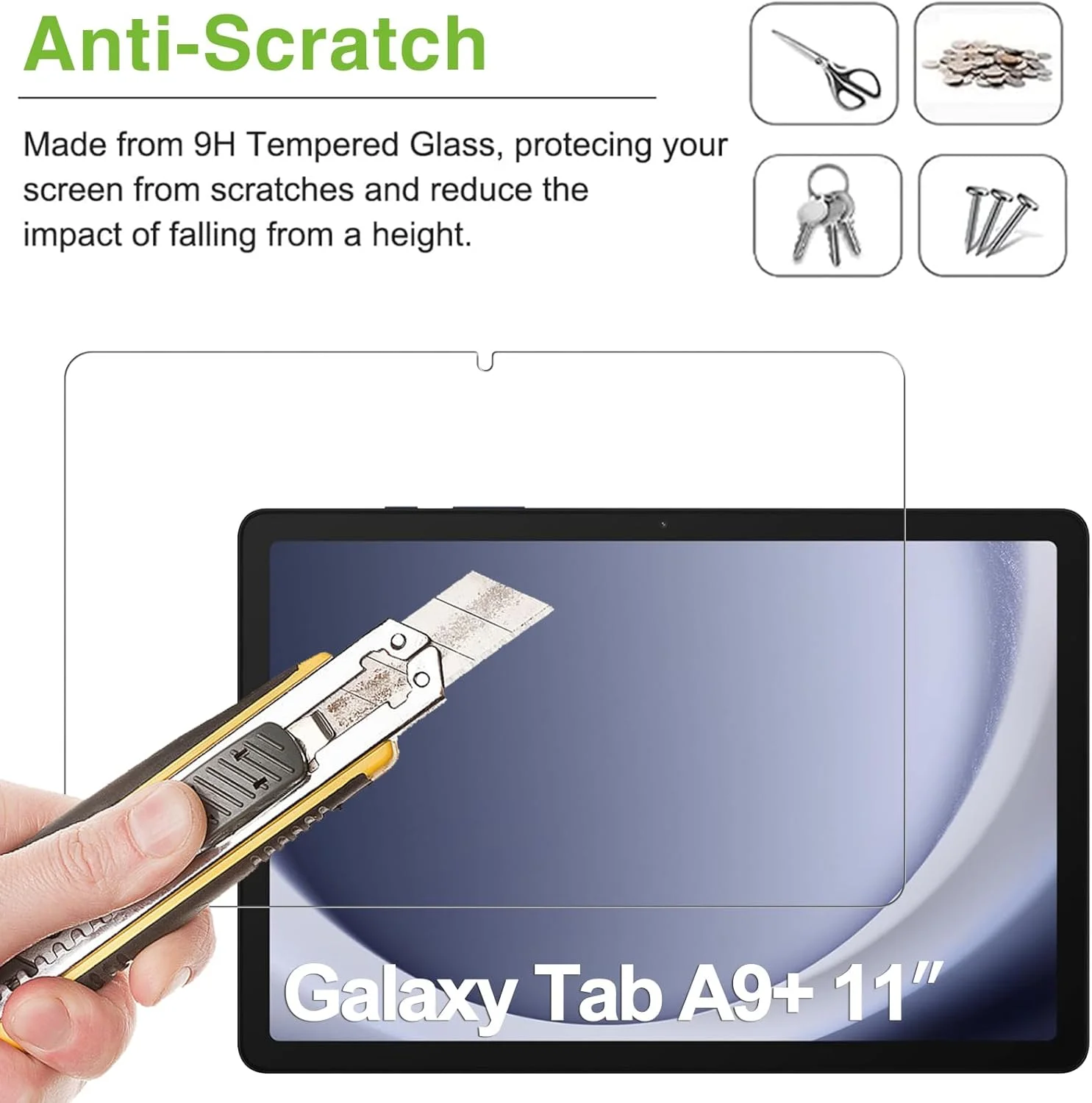 محافظ صفحه نمایش LKOOZO بسته 2 عددی برای تبلت سامسونگ گلکسی تب A9+ / A9 پلاس 5G 11 اینچی، شیشه حرارت دیده با قاب نصب، محافظ صفحه نمایش HD، ضد خش محافظ صفحه نمایش LKOOZO بسته 2 عددی برای تبلت سامسونگ گلکسی تب A9+ / A9 پلاس 5G 11 اینچی، شیشه حرارت دیده با قاب نصب، محافظ صفحه نمایش HD، ضد خش