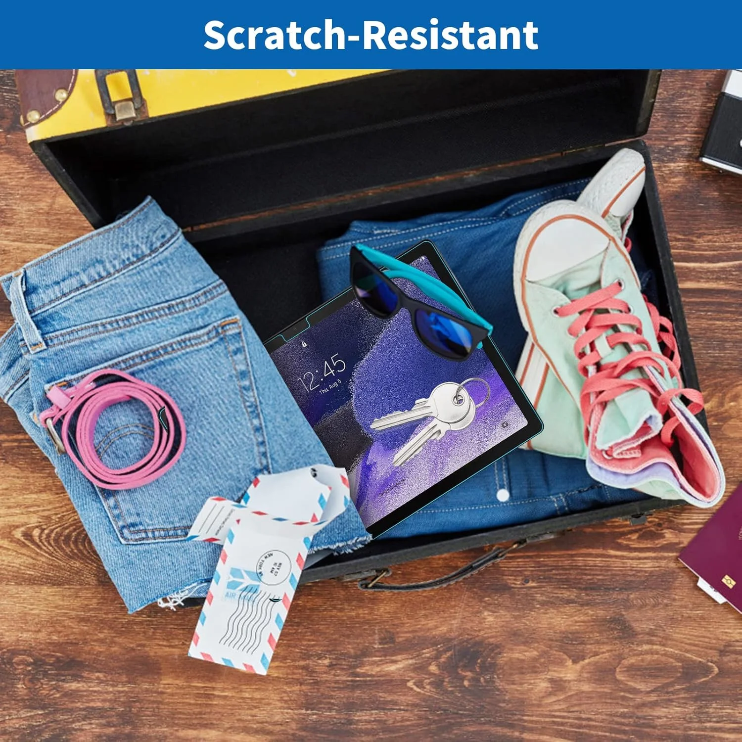 محافظ صفحه نمایش 2 عددی Whioltl برای گلکسی تب S8 پلاس 2022 / تب S7 FE 2021 / تب S7 پلاس 2020، محافظ صفحه نمایش شیشه ای حرارت دیده برای سامسونگ S8 پلاس، سازگار با قاب - شفافیت بالا محافظ صفحه نمایش 2 عددی Whioltl برای گلکسی تب S8 پلاس 2022 / تب S7 FE 2021 / تب S7 پلاس 2020، محافظ صفحه نمایش شیشه ای حرارت دیده برای سامسونگ S8 پلاس، سازگار با قاب - شفافیت بالا