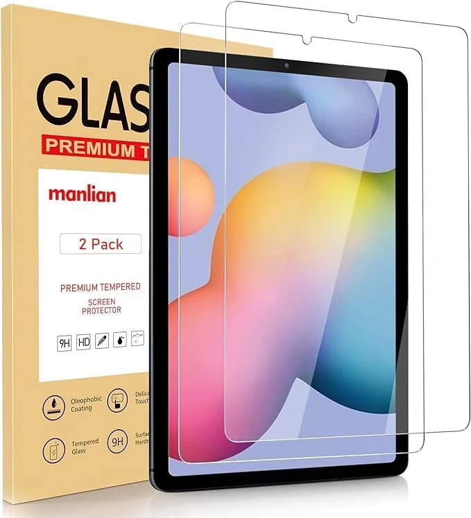 محافظ صفحه نمایش MIRHA برای Samsung Galaxy Tab S6 Lite (SM-P610/P615): بسته 2 عددی، فوق شفاف، ضد خش، شیشه حرارت دیده ضد اثر انگشت محافظ صفحه نمایش MIRHA برای Samsung Galaxy Tab S6 Lite (SM-P610/P615): بسته 2 عددی، فوق شفاف، ضد خش، شیشه حرارت دیده ضد اثر انگشت