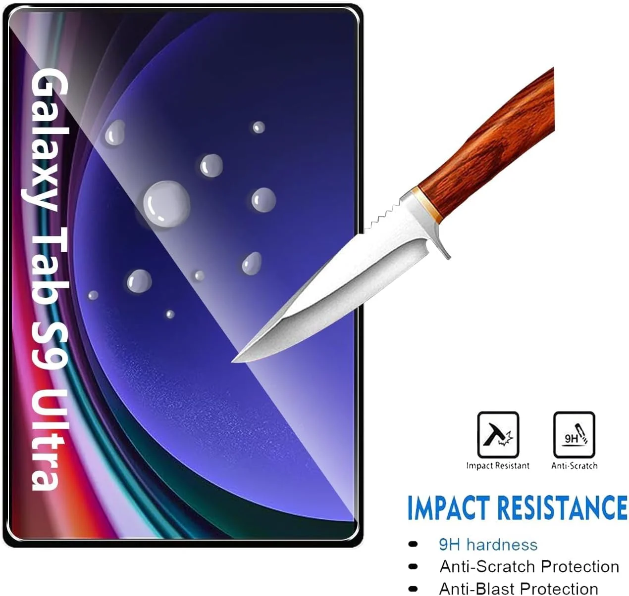 محافظ صفحه نمایش NALACAL سازگار با تبلت سامسونگ گلکسی تب S9 Ultra، فیلم شیشه ای حرارت دیده 9H با پوشش کامل، مقاوم در برابر خراش با وضوح HD، بدون حباب برای محافظ صفحه نمایش سامسونگ گلکسی تب S9 Ultra (2 عدد) محافظ صفحه نمایش NALACAL سازگار با تبلت سامسونگ گلکسی تب S9 Ultra، فیلم شیشه ای حرارت دیده 9H با پوشش کامل، مقاوم در برابر خراش با وضوح HD، بدون حباب برای محافظ صفحه نمایش سامسونگ گلکسی تب S9 Ultra (2 عدد)