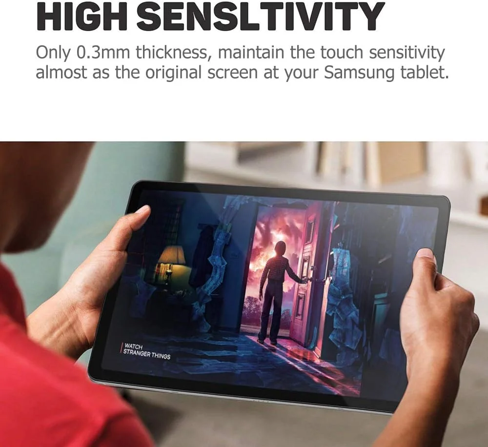 محافظ صفحه نمایش شیشه ای گریفوبس [بسته 2 عددی] برای تبلت سامسونگ گلکسی تب A 8.0 2019، ضد خش و بدون حباب، مناسب برای سامسونگ گلکسی تب A 8.0 اینچ / مدل T290