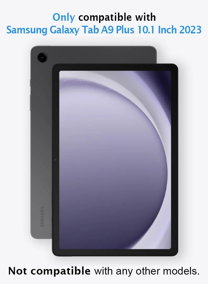 محافظ صفحه نمایش شیشه ای 2 عددی برای تبلت سامسونگ گلکسی تب A9+ 10.1 اینچ 2023، سختی 9H، نصب آسان بدون حباب، پوشش کامل و ضد خش - شفاف محافظ صفحه نمایش شیشه ای 2 عددی برای تبلت سامسونگ گلکسی تب A9+ 10.1 اینچ 2023، سختی 9H، نصب آسان بدون حباب، پوشش کامل و ضد خش - شفاف