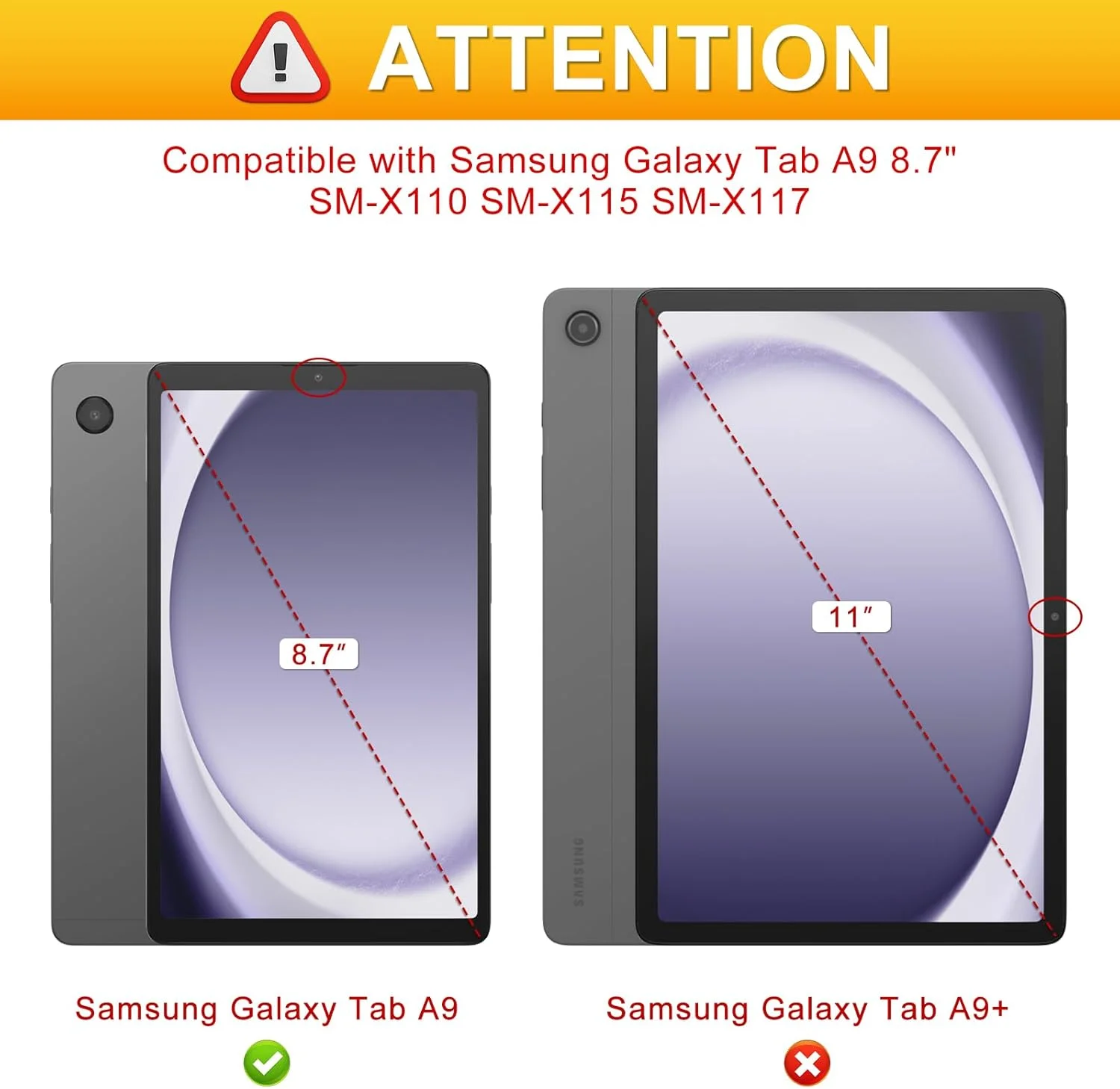 محافظ صفحه نمایش GOZOPO بسته 2 عددی برای تبلت سامسونگ گلکسی تب A9 8.7 اینچ، محافظ صفحه شیشه ای حرارت دیده مقاوم در برابر خراش HD برای گلکسی تب A9 2023 SM-X110/SM-X115 محافظ صفحه نمایش GOZOPO بسته 2 عددی برای تبلت سامسونگ گلکسی تب A9 8.7 اینچ، محافظ صفحه شیشه ای حرارت دیده مقاوم در برابر خراش HD برای گلکسی تب A9 2023 SM-X110/SM-X115