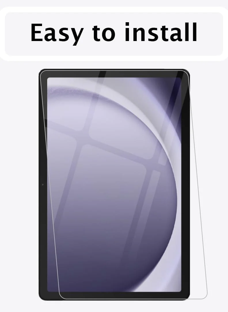 محافظ صفحه نمایش شیشه ای 2 عددی برای تبلت سامسونگ گلکسی تب A9+ 10.1 اینچ 2023، سختی 9H، نصب آسان بدون حباب، پوشش کامل و ضد خش - شفاف محافظ صفحه نمایش شیشه ای 2 عددی برای تبلت سامسونگ گلکسی تب A9+ 10.1 اینچ 2023، سختی 9H، نصب آسان بدون حباب، پوشش کامل و ضد خش - شفاف