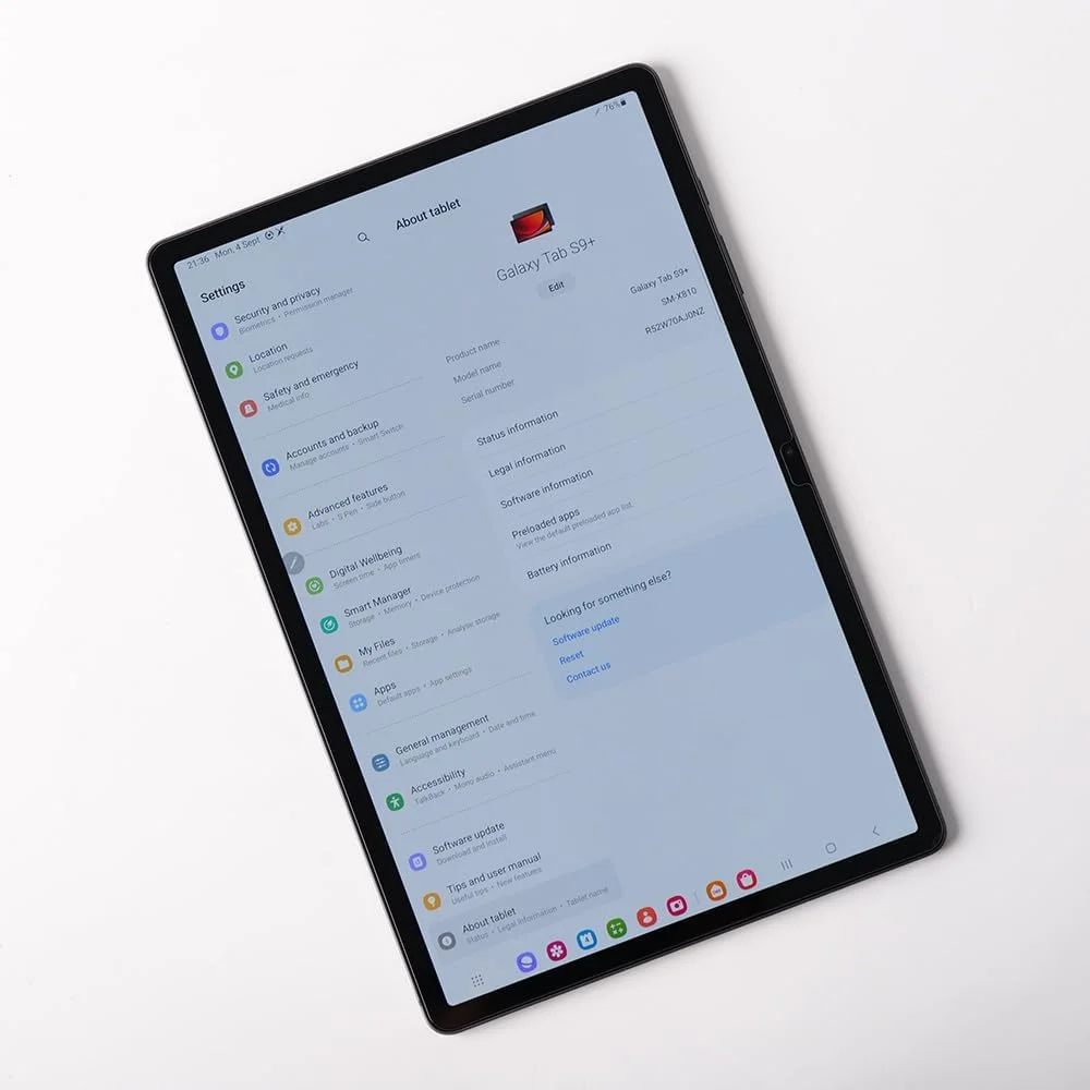 محافظ صفحه نمایش Ibywind برای تبلت سامسونگ گلکسی Tab S9+/Tab S9 Plus/Tab S9 FE+/Tab S10+/Tab S10 Plus (12.4 اینچ)، شامل 2 عدد شیشه حرارت دیده [حسگر اثر انگشت، نصب آسان]