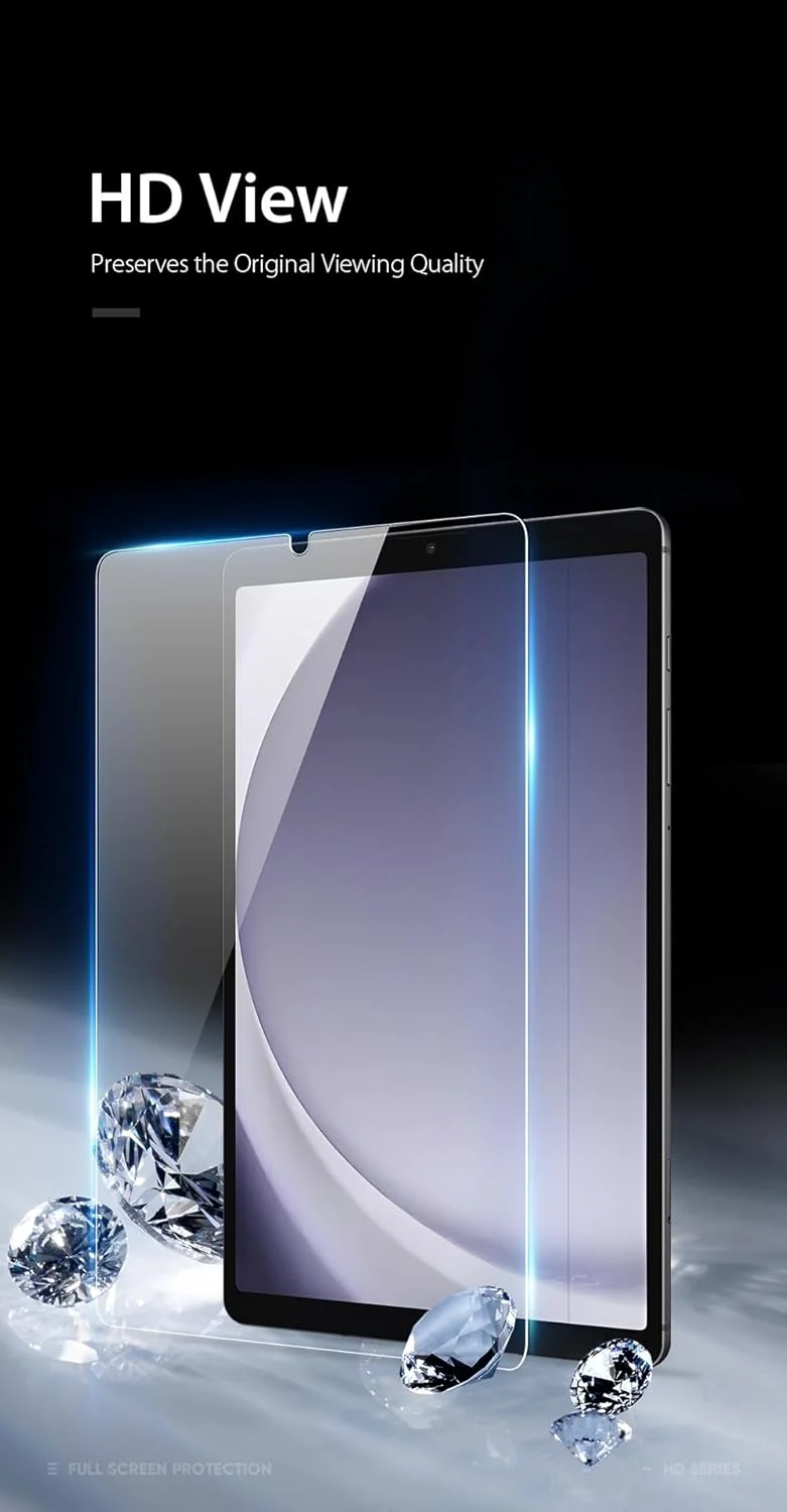 محافظ صفحه نمایش شیشه ای حرارت دیده HD DUX DUCIS طراحی شده برای تبلت سامسونگ گلکسی تب A9 8.7 (X110/X115)، فیلم شیشه ای حرارت دیده تمام صفحه تبلت 0.33 میلی متری مقاوم در برابر انفجار - شفاف (1 عددی) محافظ صفحه نمایش شیشه ای حرارت دیده HD DUX DUCIS طراحی شده برای تبلت سامسونگ گلکسی تب A9 8.7 (X110/X115)، فیلم شیشه ای حرارت دیده تمام صفحه تبلت 0.33 میلی متری مقاوم در برابر انفجار - شفاف (1 عددی)