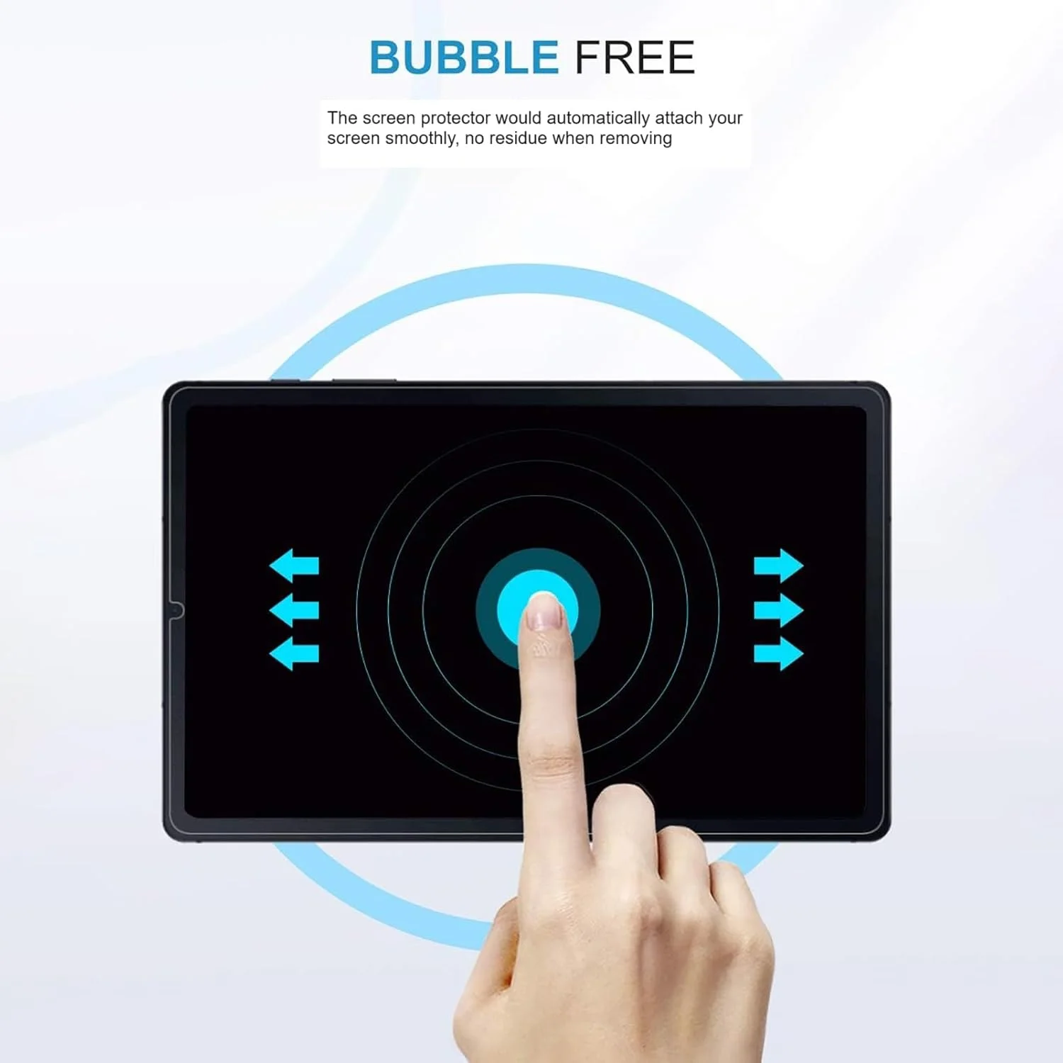 محافظ صفحه نمایش [بسته 3 عددی] سازگار با تبلت سامسونگ گلکسی تب S6 Lite 10.4 اینچ، شیشه حرارت دیده با سختی 9H سازگار با قلم S Pen، مقاوم در برابر خراش، بدون حباب