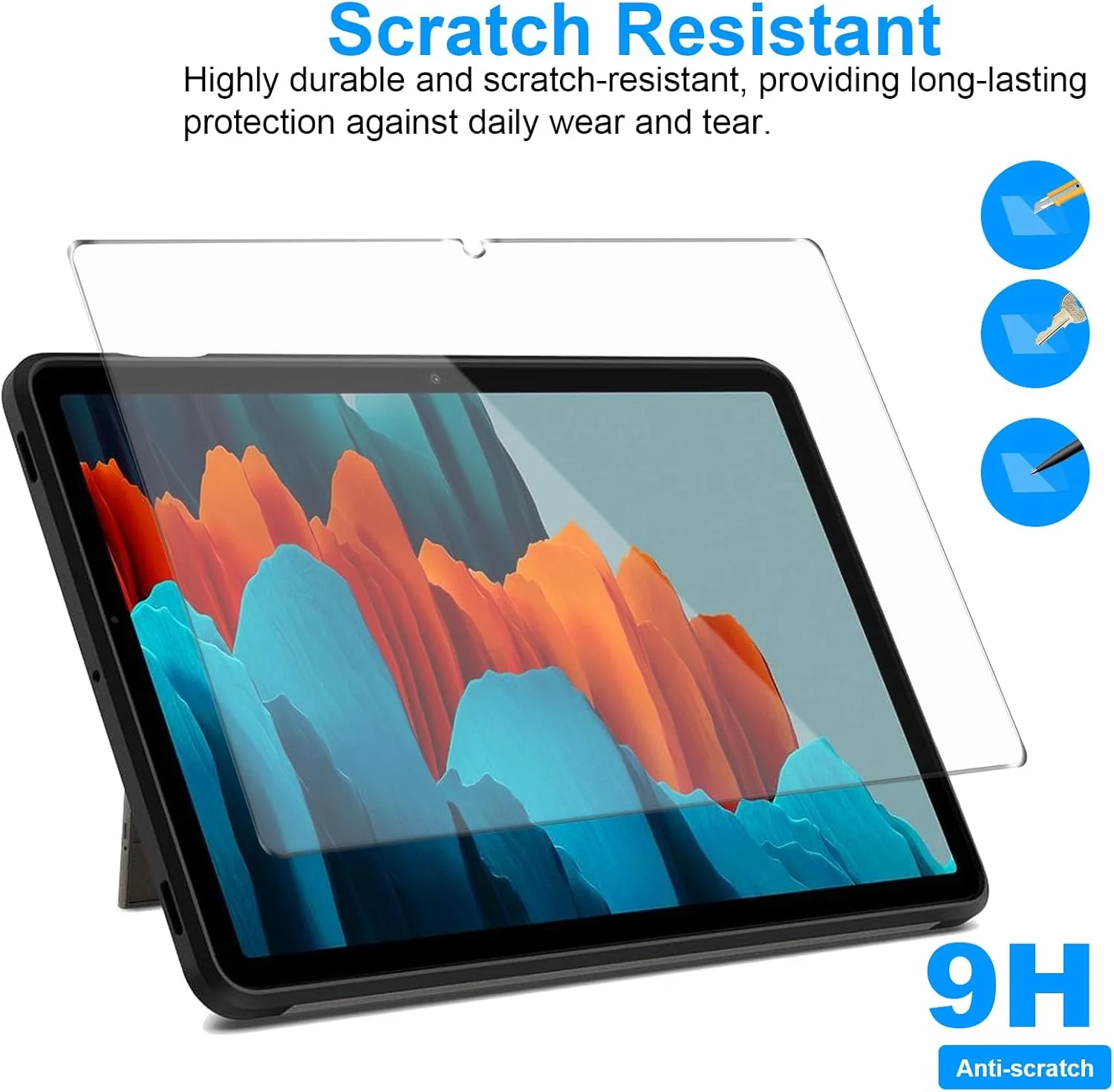 محافظ صفحه نمایش 3 عددی SCNBAORE برای تبلت سامسونگ گلکسی تب S9 FE 5G (10.9 اینچ) و گلکسی تب S9/ S8/ S7 (11 اینچ)، شیشه حرارت دیده سازگار با قلم S، شفافیت HD/ضد خش/بدون حباب محافظ صفحه نمایش 3 عددی SCNBAORE برای تبلت سامسونگ گلکسی تب S9 FE 5G (10.9 اینچ) و گلکسی تب S9/ S8/ S7 (11 اینچ)، شیشه حرارت دیده سازگار با قلم S، شفافیت HD/ضد خش/بدون حباب