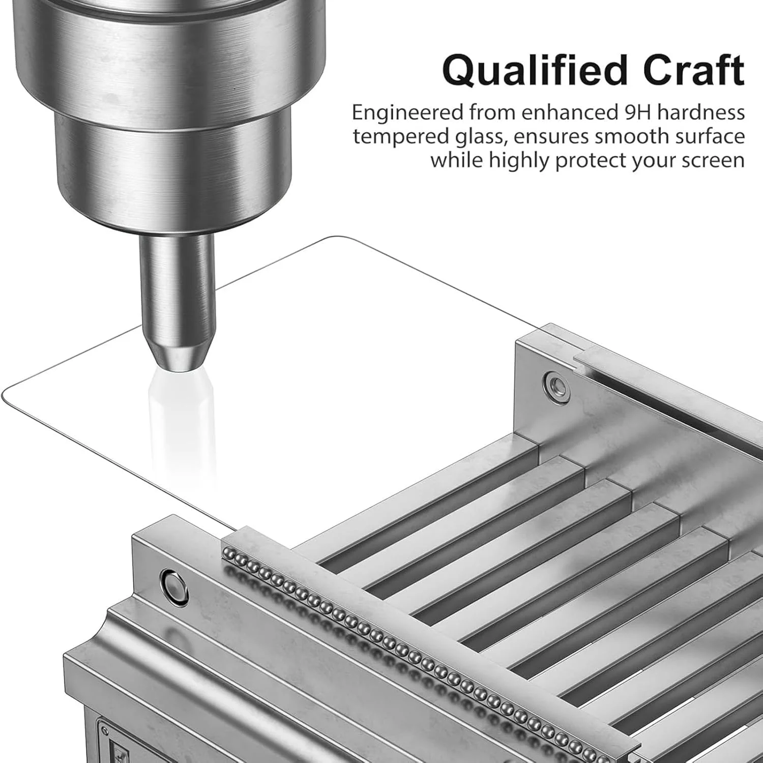 محافظ صفحه نمایش [بسته 3 عددی] سازگار با تبلت سامسونگ گلکسی تب S6 Lite 10.4 اینچ، شیشه حرارت دیده با سختی 9H سازگار با قلم S Pen، مقاوم در برابر خراش، بدون حباب