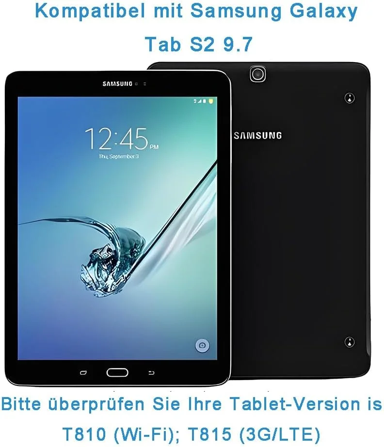 محافظ صفحه نمایش HYGMOCC برای تبلت سامسونگ گلکسی تب S2 مدل SM-T810 T811 T813 T815 T819، محافظ صفحه شیشه ای حرارت دیده برای تبلت 9.7 اینچی، سختی 9H، ضد خش، سازگار با قاب، بدون حباب (1 عدد) محافظ صفحه نمایش HYGMOCC برای تبلت سامسونگ گلکسی تب S2 مدل SM-T810 T811 T813 T815 T819، محافظ صفحه شیشه ای حرارت دیده برای تبلت 9.7 اینچی، سختی 9H، ضد خش، سازگار با قاب، بدون حباب (1 عدد)