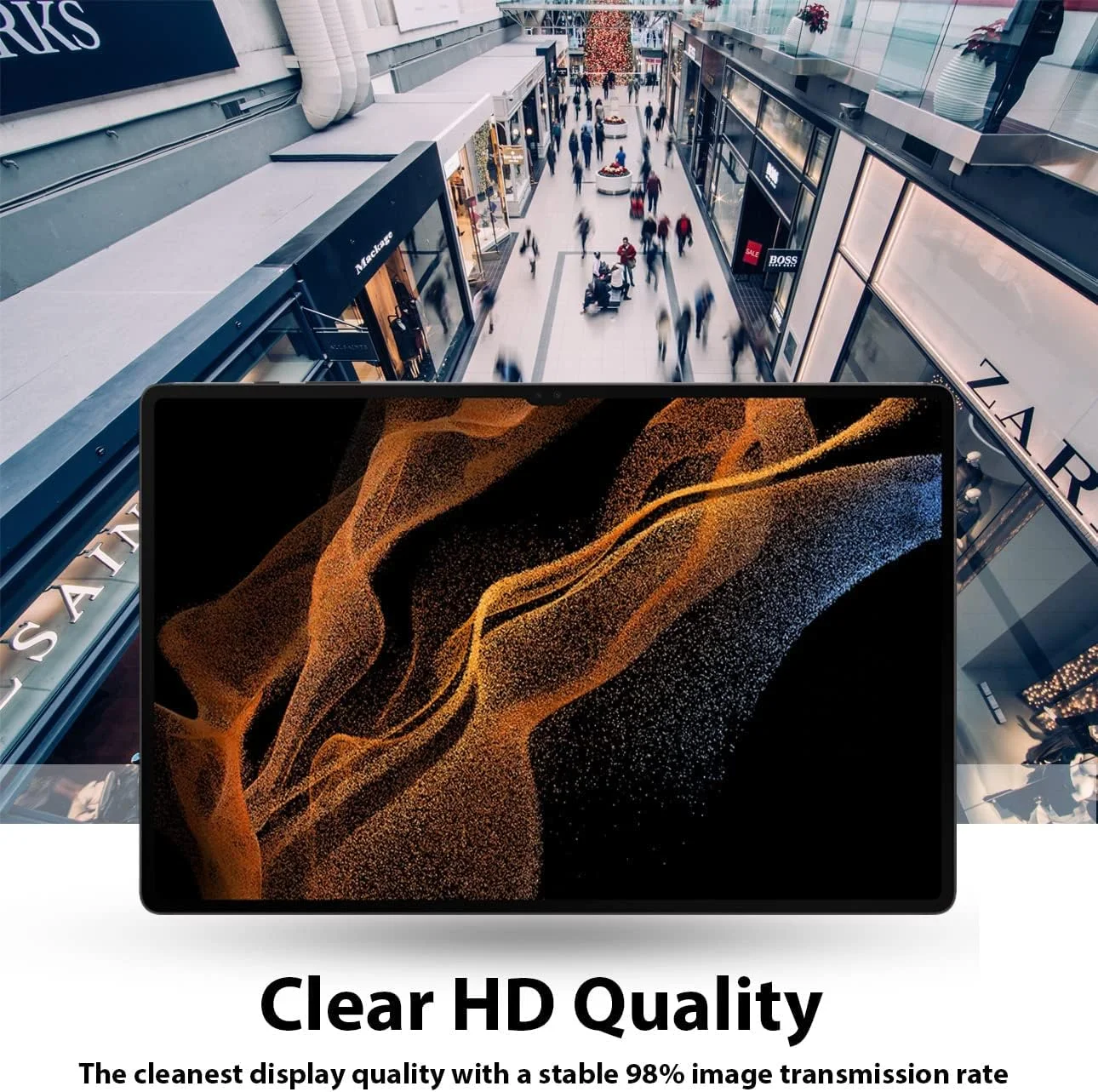 محافظ صفحه نمایش AWH سازگار با تبلت سامسونگ گلکسی تب S8 Ultra [بسته 2 عددی]، عرضه شده در [2022] [14.6 اینچ]، SM-X906، SM-X900، فیلم شیشه ای سخت شده با سختی 9H [پوشش کامل HD]