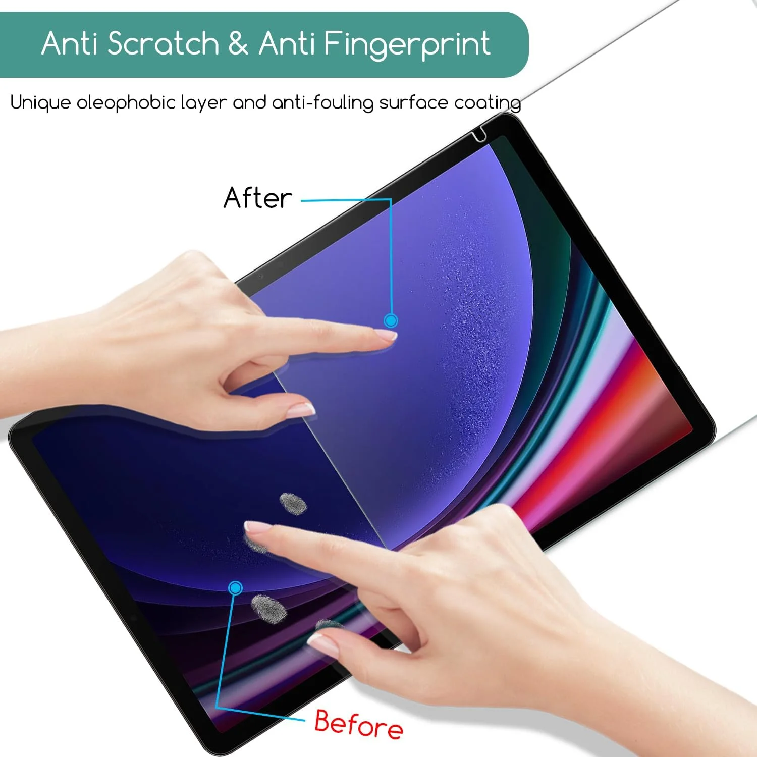 محافظ صفحه نمایش 2 عددی KEANBOLL برای تبلت سامسونگ گلکسی تب S10 FE Plus 13.1 اینچ 2025، شیشه حرارت دیده [سختی 9H] سازگار با تبلت سامسونگ S10 FE+، سازگار با قلم S، مقاوم در برابر خراش