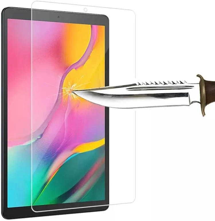 محافظ صفحه نمایش تبلت سامسونگ گلکسی تب A T510/T515 2019 [بسته 2 عددی]، ضد خش، نصب آسان، شیشه حرارت دیده برای سامسونگ گلکسی تب A 10.1 T510/T515 2019