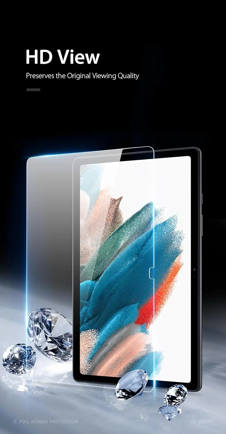 محافظ صفحه نمایش شیشه ای حرارت دیده 2.5 بعدی DUX DUCIS طراحی شده برای تبلت سامسونگ گلکسی تب A8 10.5 اینچ (2021)، فیلم شیشه ای حرارت دیده تمام صفحه 0.33 میلی متری ضد انفجار - شفاف (1 عددی) محافظ صفحه نمایش شیشه ای حرارت دیده 2.5 بعدی DUX DUCIS طراحی شده برای تبلت سامسونگ گلکسی تب A8 10.5 اینچ (2021)، فیلم شیشه ای حرارت دیده تمام صفحه 0.33 میلی متری ضد انفجار - شفاف (1 عددی)