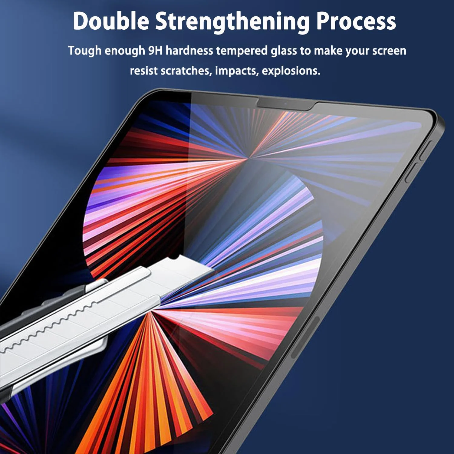 محافظ صفحه نمایش 2 عددی BLCshine برای تبلت سامسونگ گلکسی تب A9 8.7 اینچ (2023) مدل SM-X110 SM-X115 SM-X117، فیلم شیشه ای حرارت دیده با وضوح HD و سختی 9H، ضد خش، لبه های منحنی 2.5D، حساس به لمس محافظ صفحه نمایش 2 عددی BLCshine برای تبلت سامسونگ گلکسی تب A9 8.7 اینچ (2023) مدل SM-X110 SM-X115 SM-X117، فیلم شیشه ای حرارت دیده با وضوح HD و سختی 9H، ضد خش، لبه های منحنی 2.5D، حساس به لمس