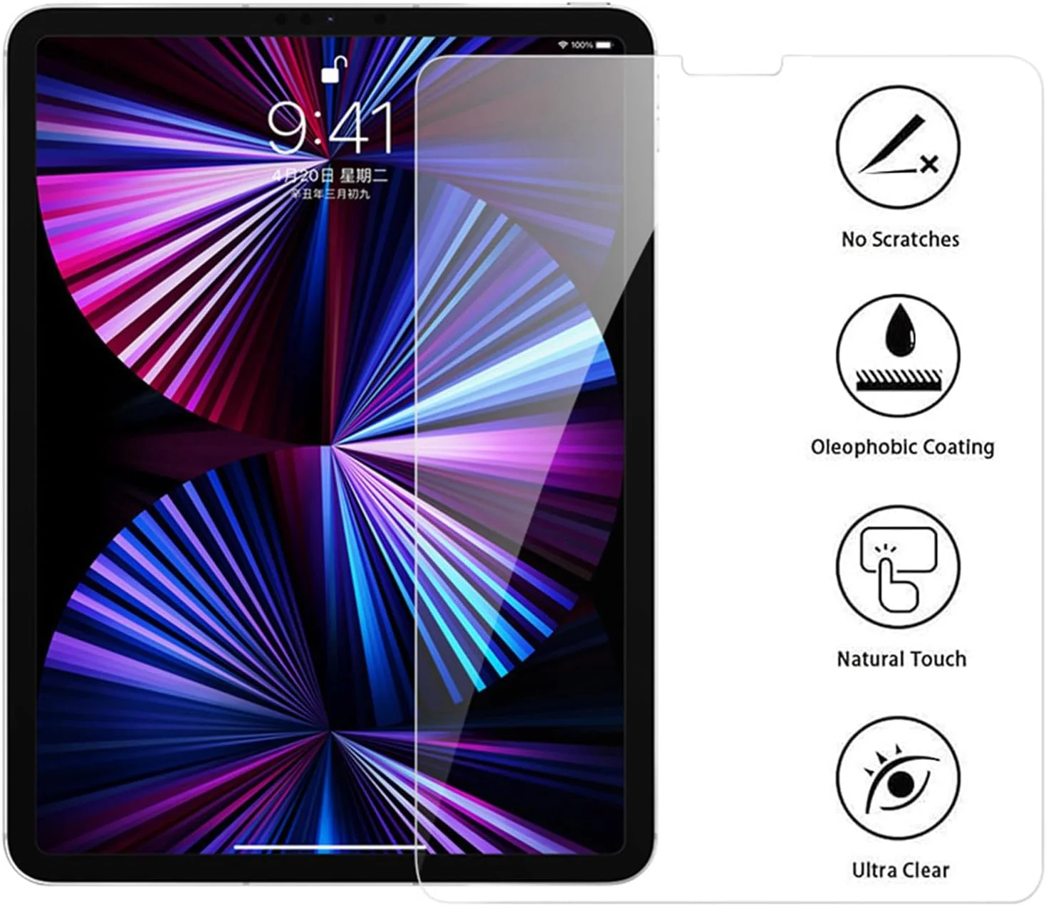 محافظ صفحه نمایش 2 عددی BLCshine برای تبلت سامسونگ گلکسی تب A9 8.7 اینچ (2023) مدل SM-X110 SM-X115 SM-X117، فیلم شیشه ای حرارت دیده با وضوح HD و سختی 9H، ضد خش، لبه های منحنی 2.5D، حساس به لمس محافظ صفحه نمایش 2 عددی BLCshine برای تبلت سامسونگ گلکسی تب A9 8.7 اینچ (2023) مدل SM-X110 SM-X115 SM-X117، فیلم شیشه ای حرارت دیده با وضوح HD و سختی 9H، ضد خش، لبه های منحنی 2.5D، حساس به لمس