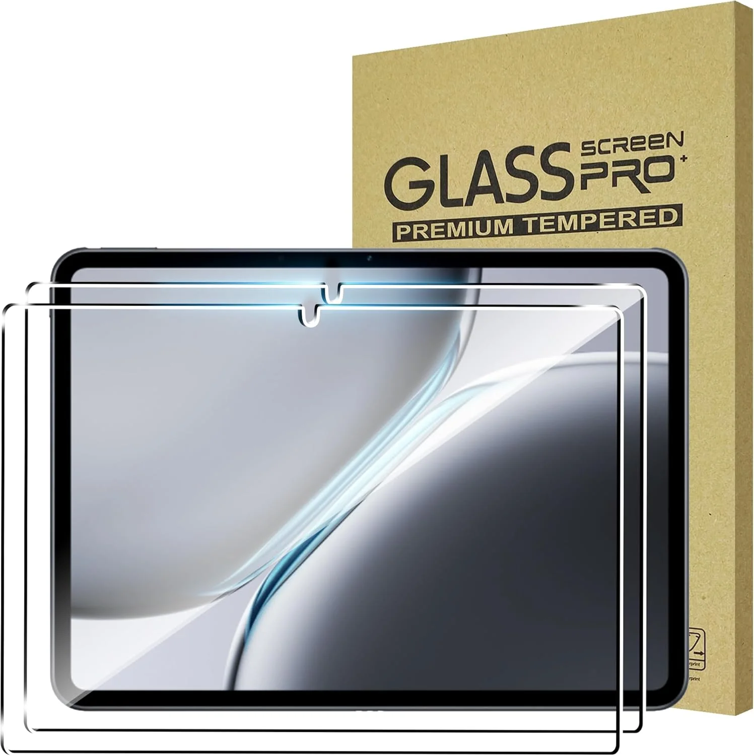 بسته 2 عددی محافظ صفحه نمایش FDHYFGDY برای تبلت های Oneplus Pad 2/Oppo Pad 3 Pro 12.1 اینچی، شیشه حرارت دیده، مقاوم در برابر خراش، بدون حباب، سختی 9H، محافظ صفحه نمایش برای Oneplus Pad 2/Oppo Pad 3 Pro