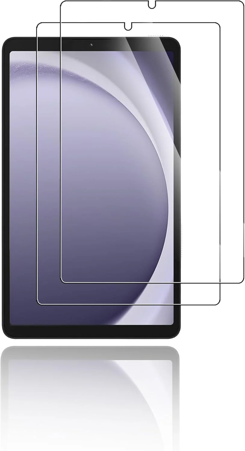 (2 بسته) محافظ صفحه نمایش شیشه ای حرارت دیده برای تبلت سامسونگ گلکسی تب A11 با اندازه 8.7 اینچ - سختی 9H | مقاوم در برابر خراش | ضد اثر انگشت | نصب بدون حباب