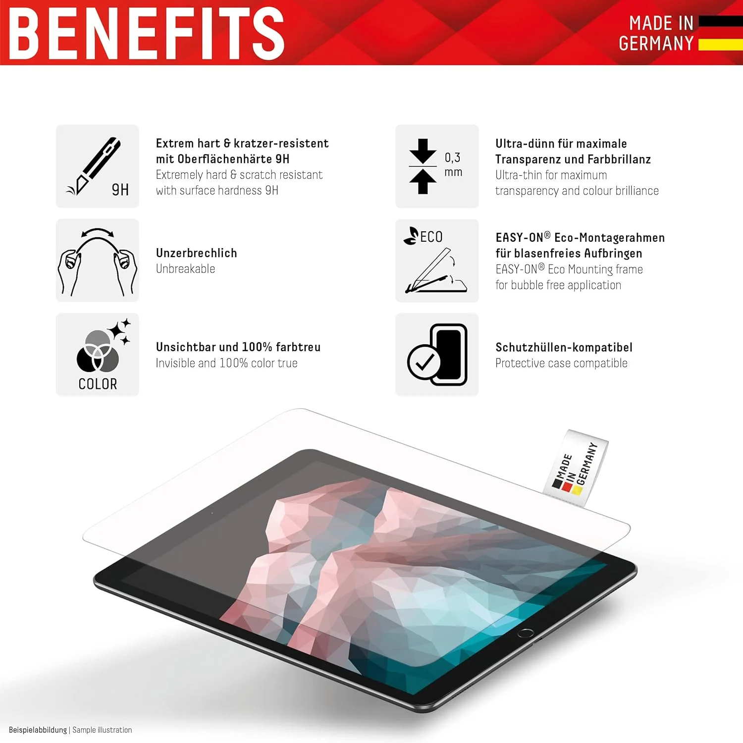 محافظ شیشه ای تبلت (9H) دیسپلکس برای سامسونگ گلکسی تب A7 لایت، با قاب نصب سازگار با محیط زیست، فرم L، نشکن، فوق العاده نازک و نامرئی محافظ شیشه ای تبلت (9H) دیسپلکس برای سامسونگ گلکسی تب A7 لایت، با قاب نصب سازگار با محیط زیست، فرم L، نشکن، فوق العاده نازک و نامرئی