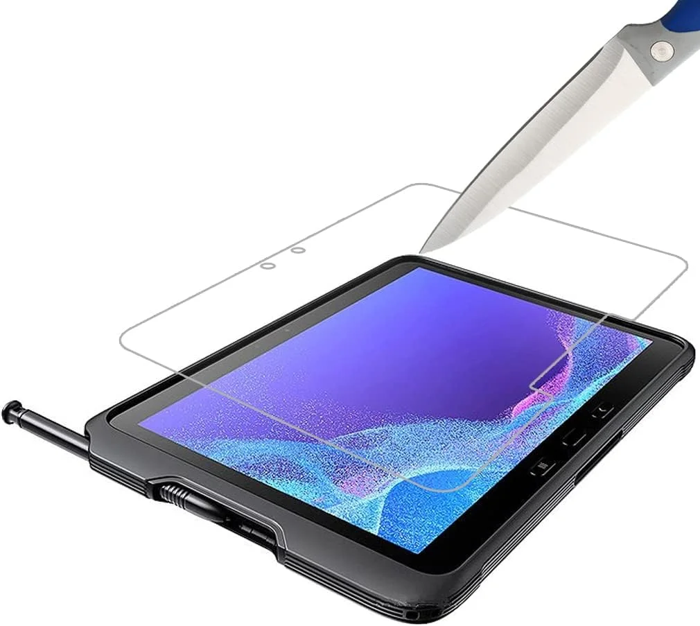 محافظ صفحه نمایش Mr.Shield برای Samsung Galaxy Tab Active4 Pro شیشه حرارت دیده [سختی 9H] [2 عدد] لوازم جانبی تبلت محافظ صفحه نمایش بدون حباب