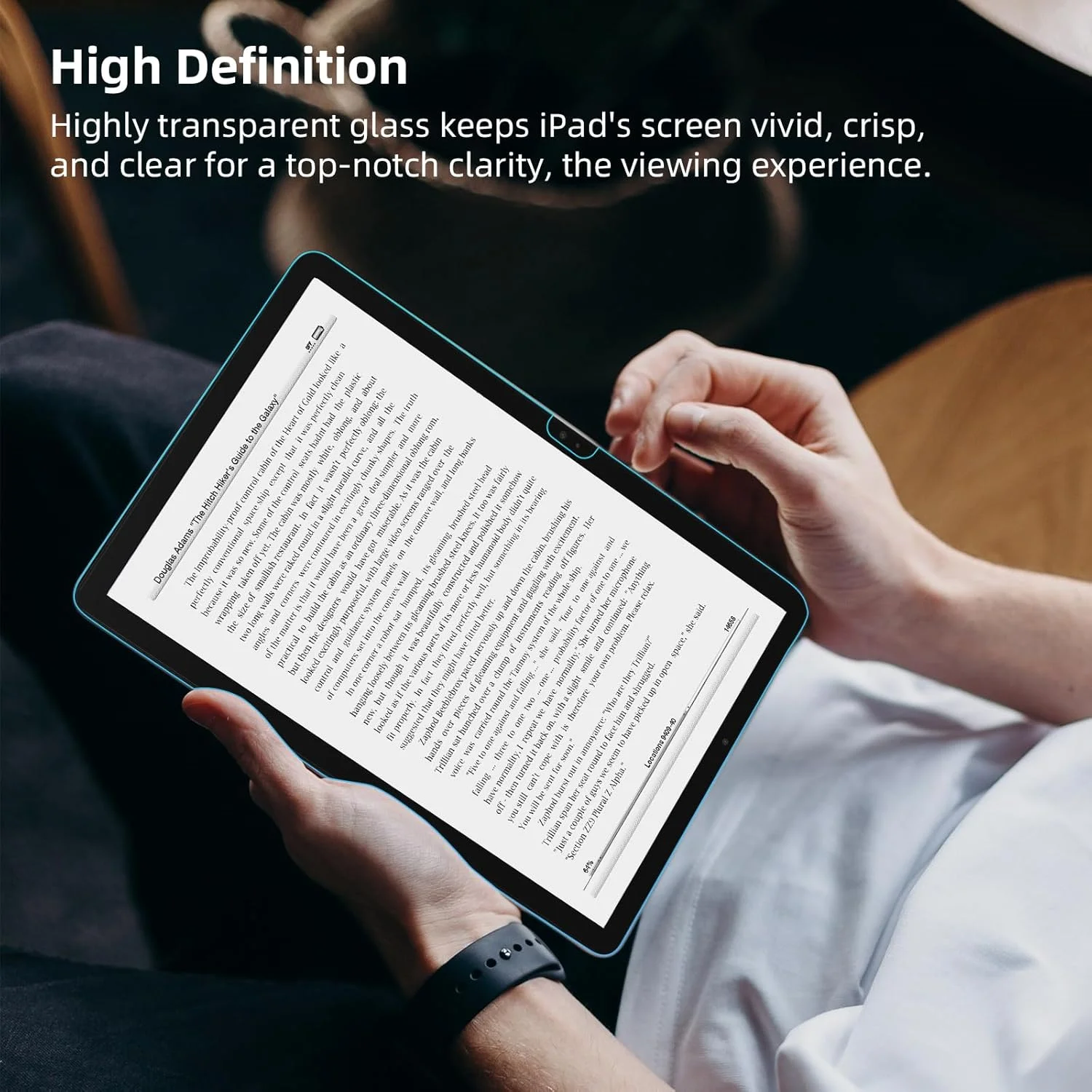 [بسته 2 عددی] محافظ صفحه نمایش برای گلکسی تب A8 10.5 اینچ 2021، محافظ صفحه نمایش SM-X200/X205، سختی 9H ضد خش، فوق العاده شفاف، محافظ صفحه نمایش شیشه ای حرارت دیده برای تبلت سامسونگ گلکسی تب A8