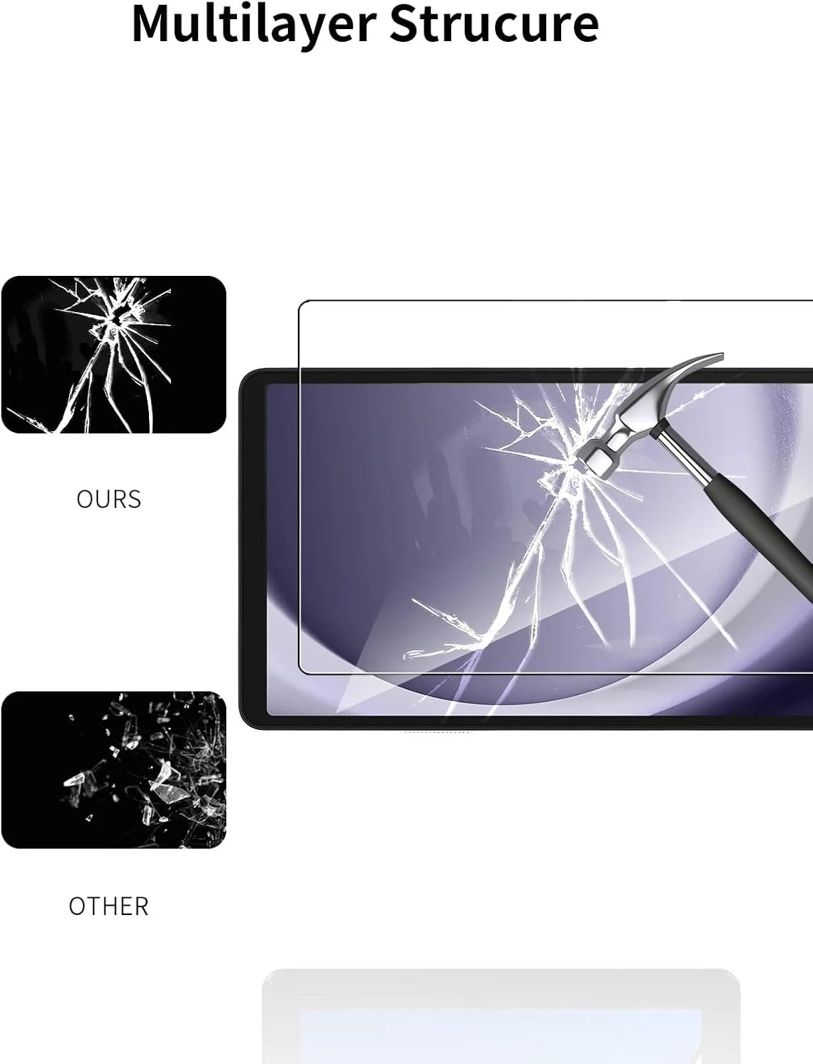 (2 بسته) محافظ صفحه نمایش شیشه ای حرارت دیده برای تبلت سامسونگ گلکسی تب A11 با اندازه 8.7 اینچ - سختی 9H | مقاوم در برابر خراش | ضد اثر انگشت | نصب بدون حباب (2 بسته) محافظ صفحه نمایش شیشه ای حرارت دیده برای تبلت سامسونگ گلکسی تب A11 با اندازه 8.7 اینچ - سختی 9H | مقاوم در برابر خراش | ضد اثر انگشت | نصب بدون حباب