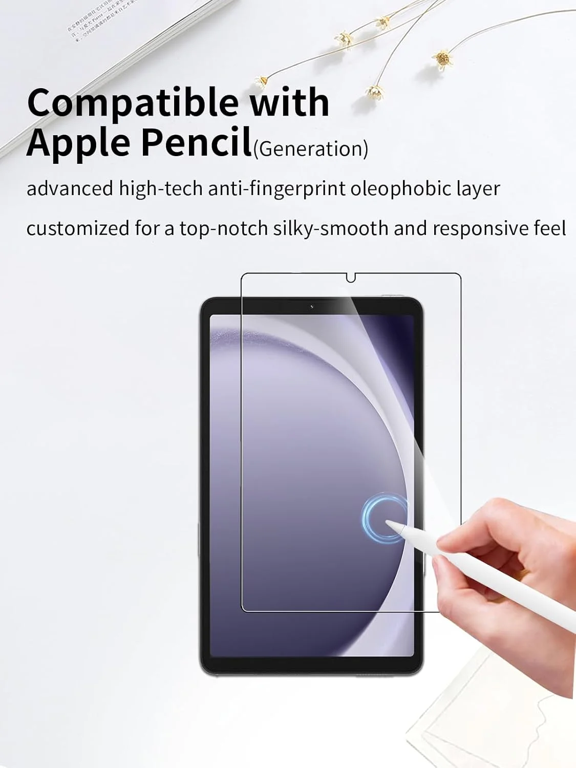 (2 بسته) محافظ صفحه نمایش شیشه ای حرارت دیده برای تبلت سامسونگ گلکسی تب A11 با اندازه 8.7 اینچ - سختی 9H | مقاوم در برابر خراش | ضد اثر انگشت | نصب بدون حباب (2 بسته) محافظ صفحه نمایش شیشه ای حرارت دیده برای تبلت سامسونگ گلکسی تب A11 با اندازه 8.7 اینچ - سختی 9H | مقاوم در برابر خراش | ضد اثر انگشت | نصب بدون حباب