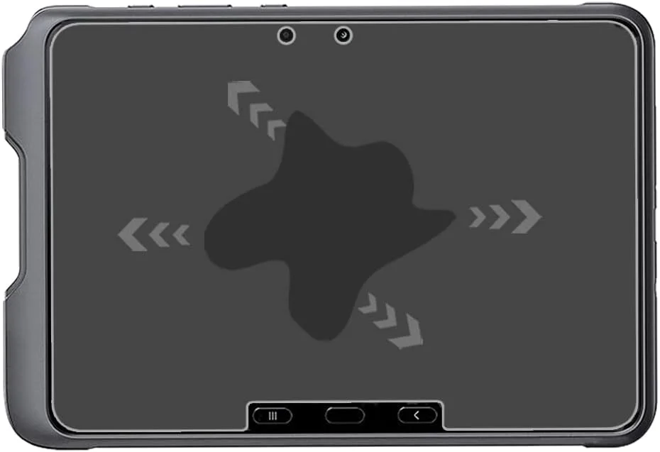 محافظ صفحه نمایش Mr.Shield برای Samsung Galaxy Tab Active4 Pro شیشه حرارت دیده [سختی 9H] [2 عدد] لوازم جانبی تبلت محافظ صفحه نمایش بدون حباب