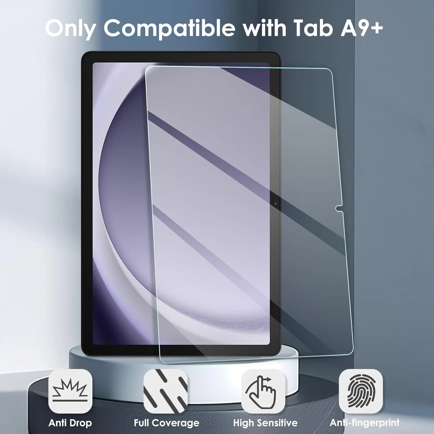 محافظ صفحه نمایش Suppeak، بسته 2 عددی، سازگار با تبلت سامسونگ گلکسی تب A9 پلاس 11 اینچ 2023، فیلم شفاف شیشه ای حرارت دیده، ضد خش، نصب آسان برای تبلت 11 اینچی Tab A9+ 5G (SM-X210/X216/X218) محافظ صفحه نمایش Suppeak، بسته 2 عددی، سازگار با تبلت سامسونگ گلکسی تب A9 پلاس 11 اینچ 2023، فیلم شفاف شیشه ای حرارت دیده، ضد خش، نصب آسان برای تبلت 11 اینچی Tab A9+ 5G (SM-X210/X216/X218)