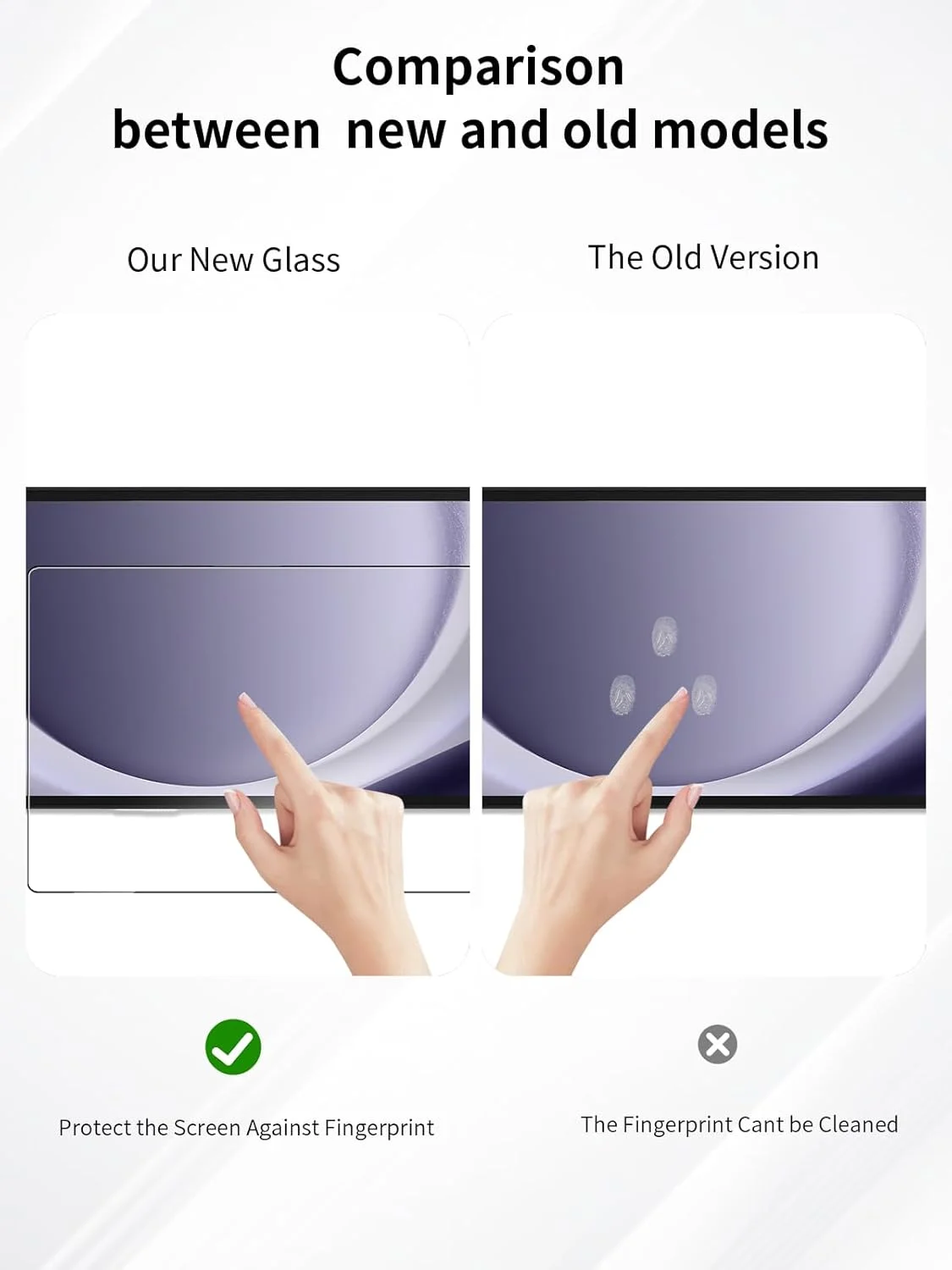 (2 بسته) محافظ صفحه نمایش شیشه ای حرارت دیده برای تبلت سامسونگ گلکسی تب A11 با اندازه 8.7 اینچ - سختی 9H | مقاوم در برابر خراش | ضد اثر انگشت | نصب بدون حباب (2 بسته) محافظ صفحه نمایش شیشه ای حرارت دیده برای تبلت سامسونگ گلکسی تب A11 با اندازه 8.7 اینچ - سختی 9H | مقاوم در برابر خراش | ضد اثر انگشت | نصب بدون حباب